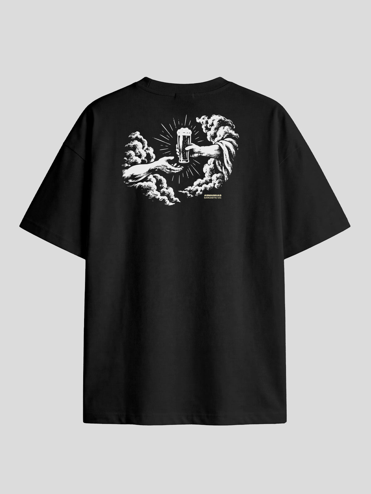 Camiseta Oversized Criação da Cerveja Asmanhas