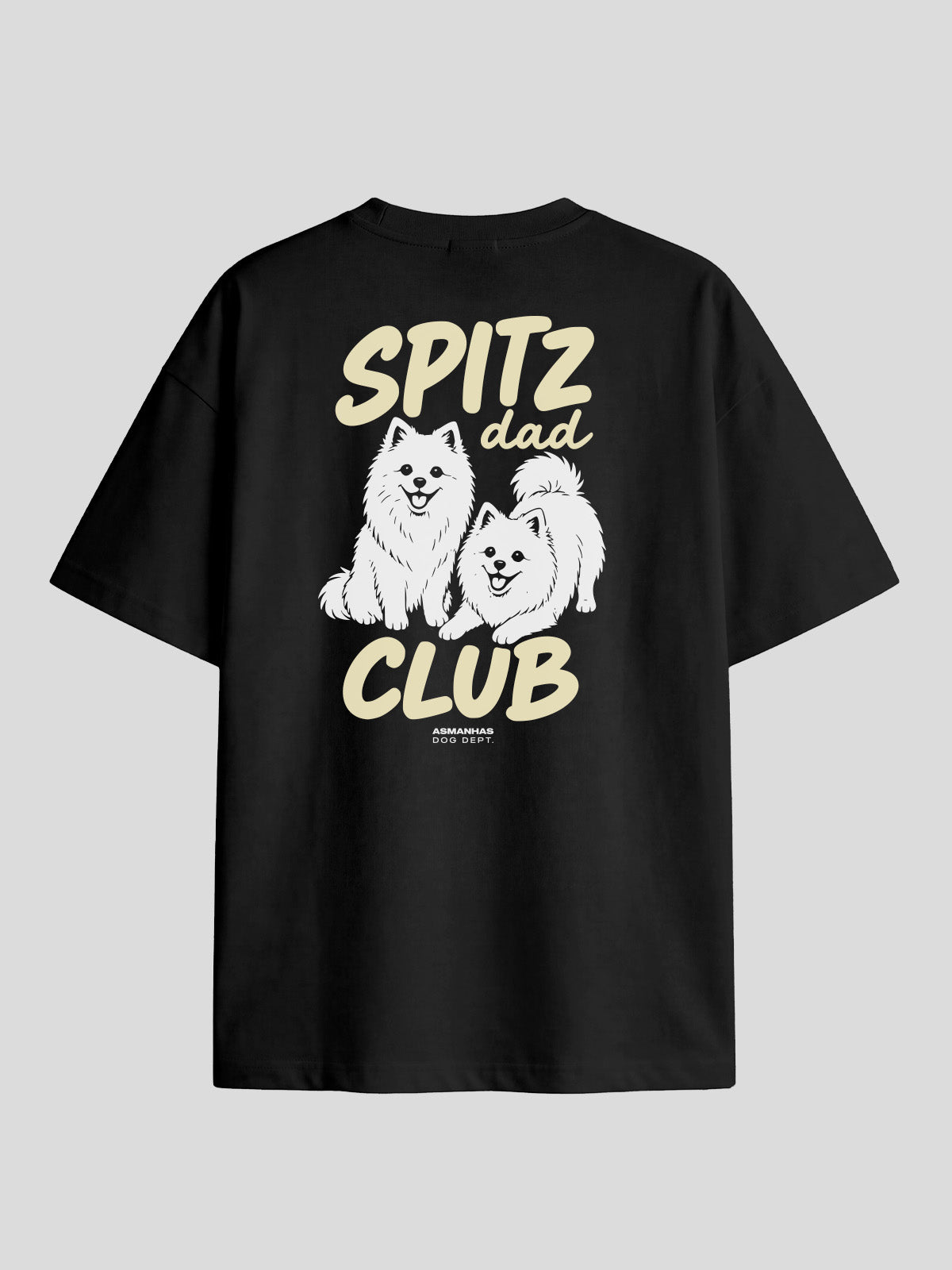 Camiseta Oversized Clube Pai de Spitz Asmanhas