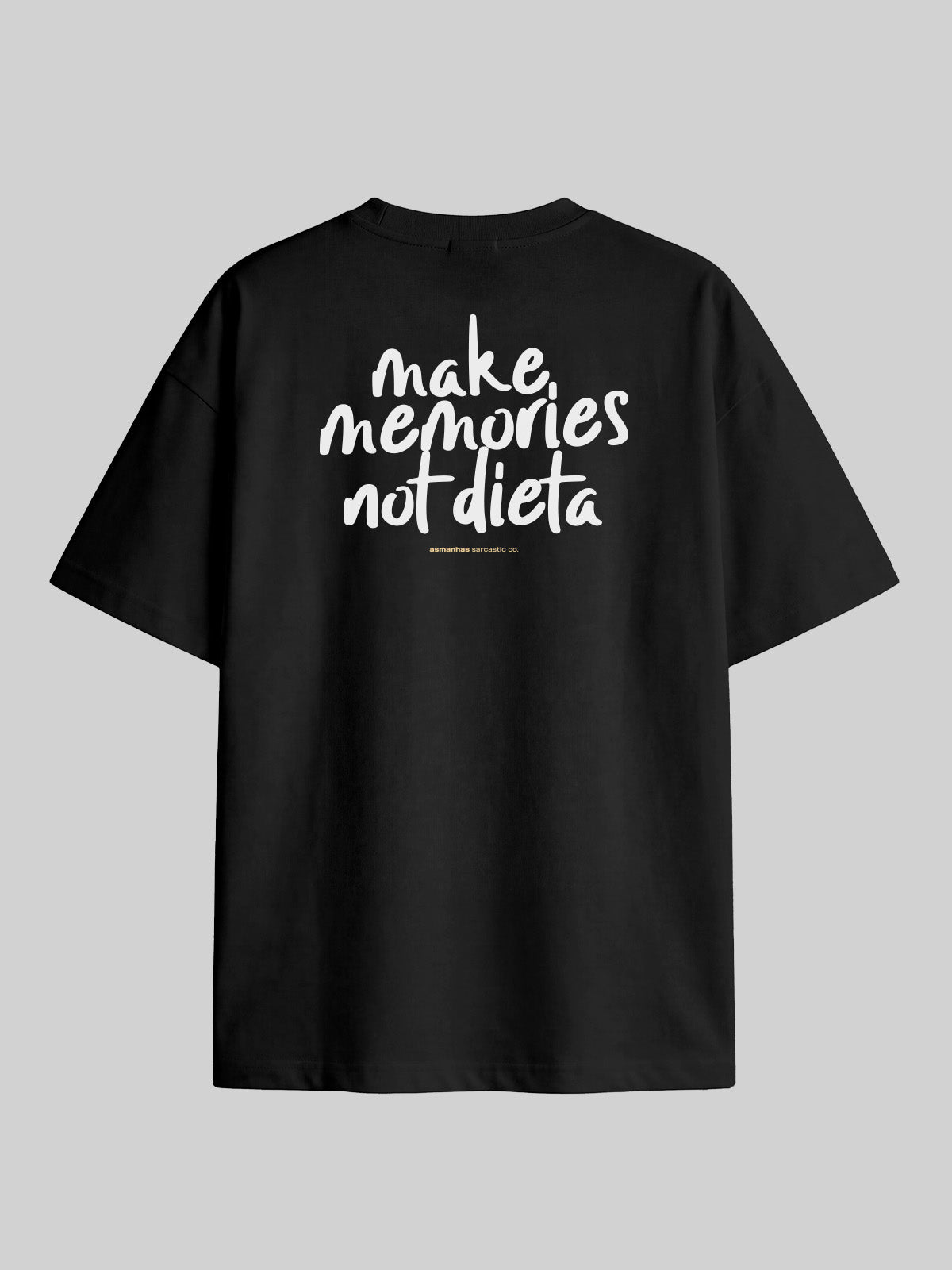 Camiseta Oversized Make Memories Asmanhas