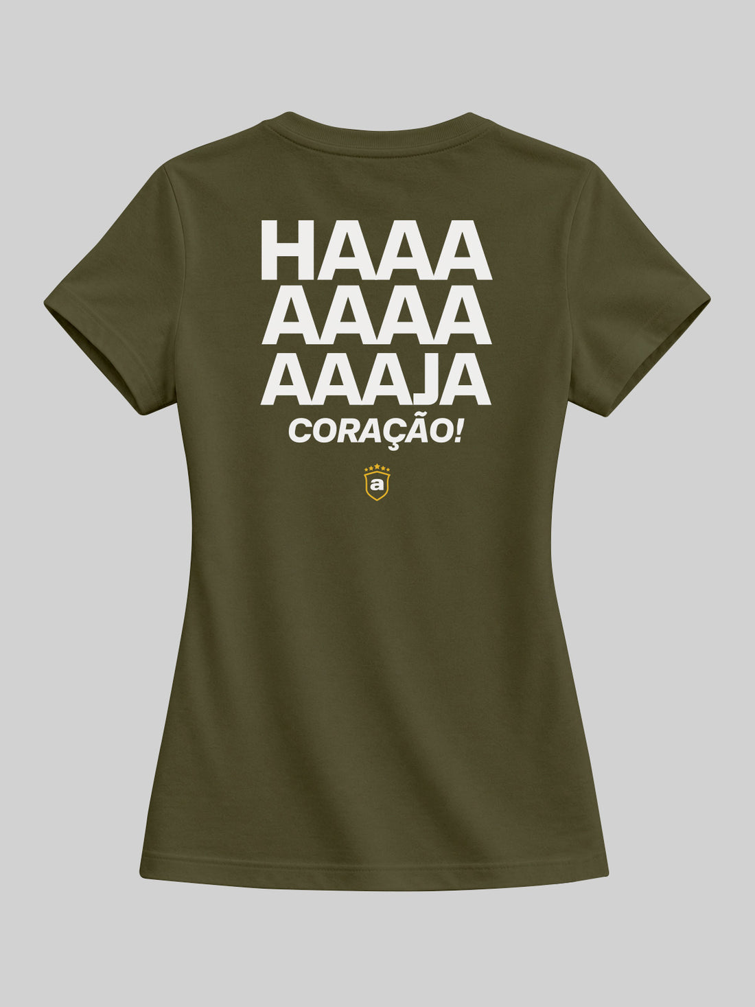 Camiseta Copa Feminina Haja Coração Asmanhas