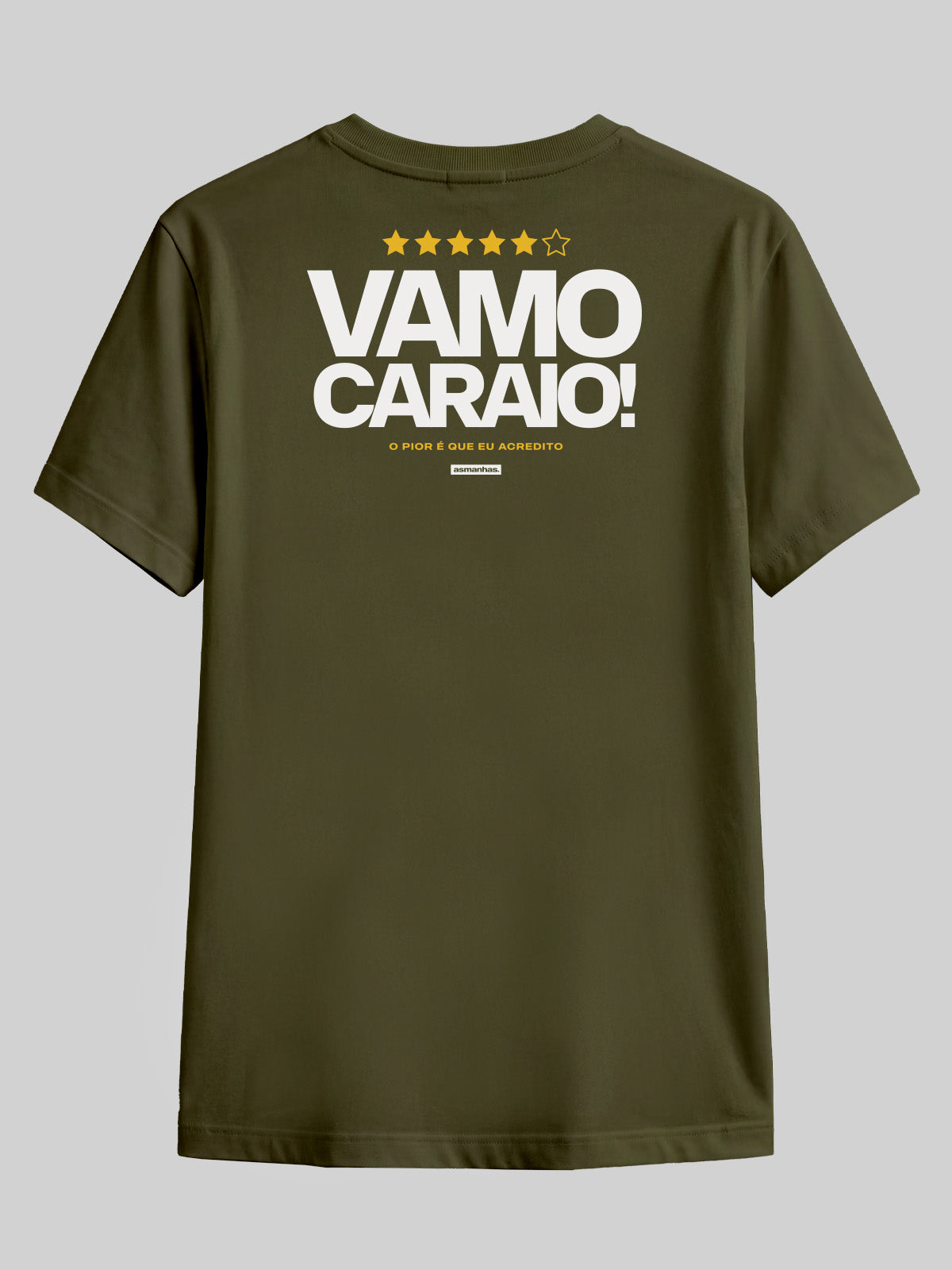 Camiseta Copa Vamo Caraio Costas Asmanhas