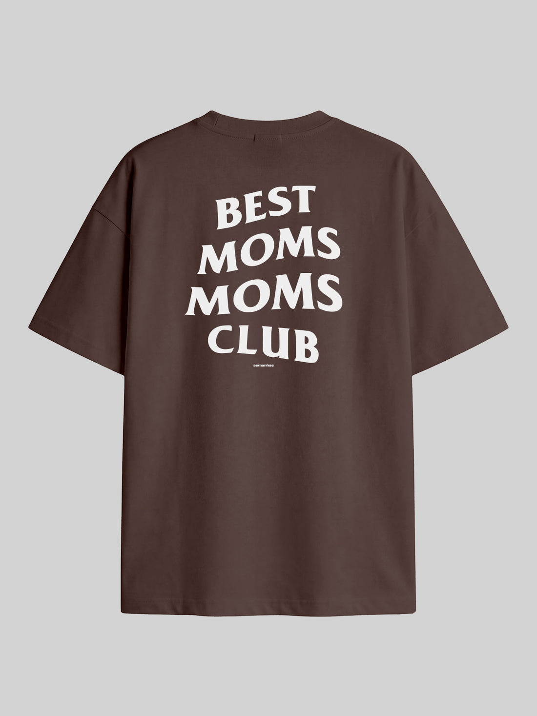 Camiseta Oversized Best Moms Club Asmanhas
