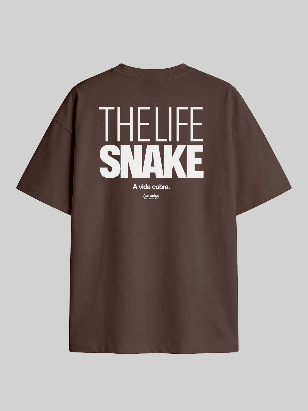 Camiseta Oversized The Life Snake Asmanhas