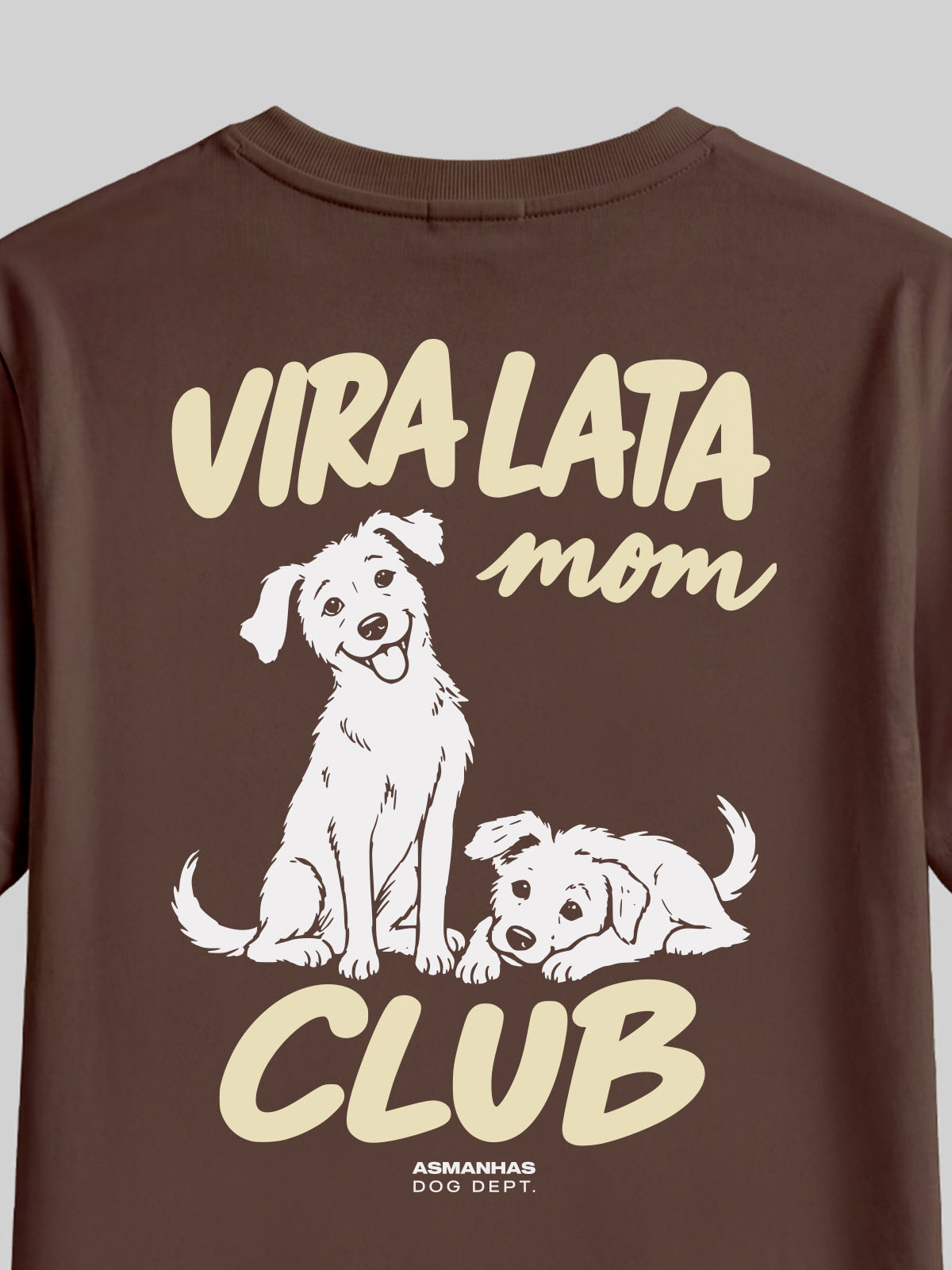 Camiseta Feminina Clube Mãe de Vira Lata Asmanhas