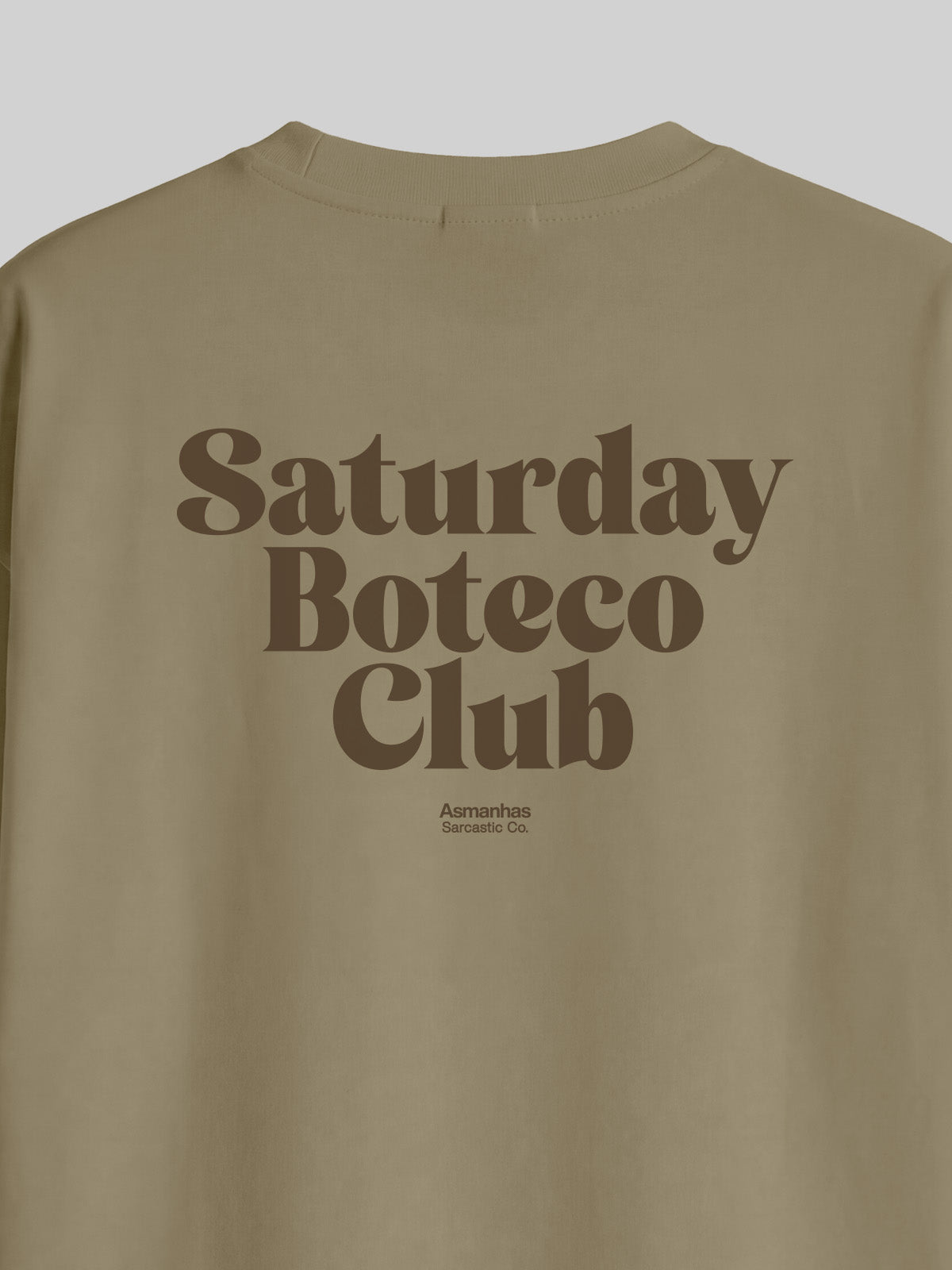 Camiseta Oversized Saturday Boteco Club Asmanhas