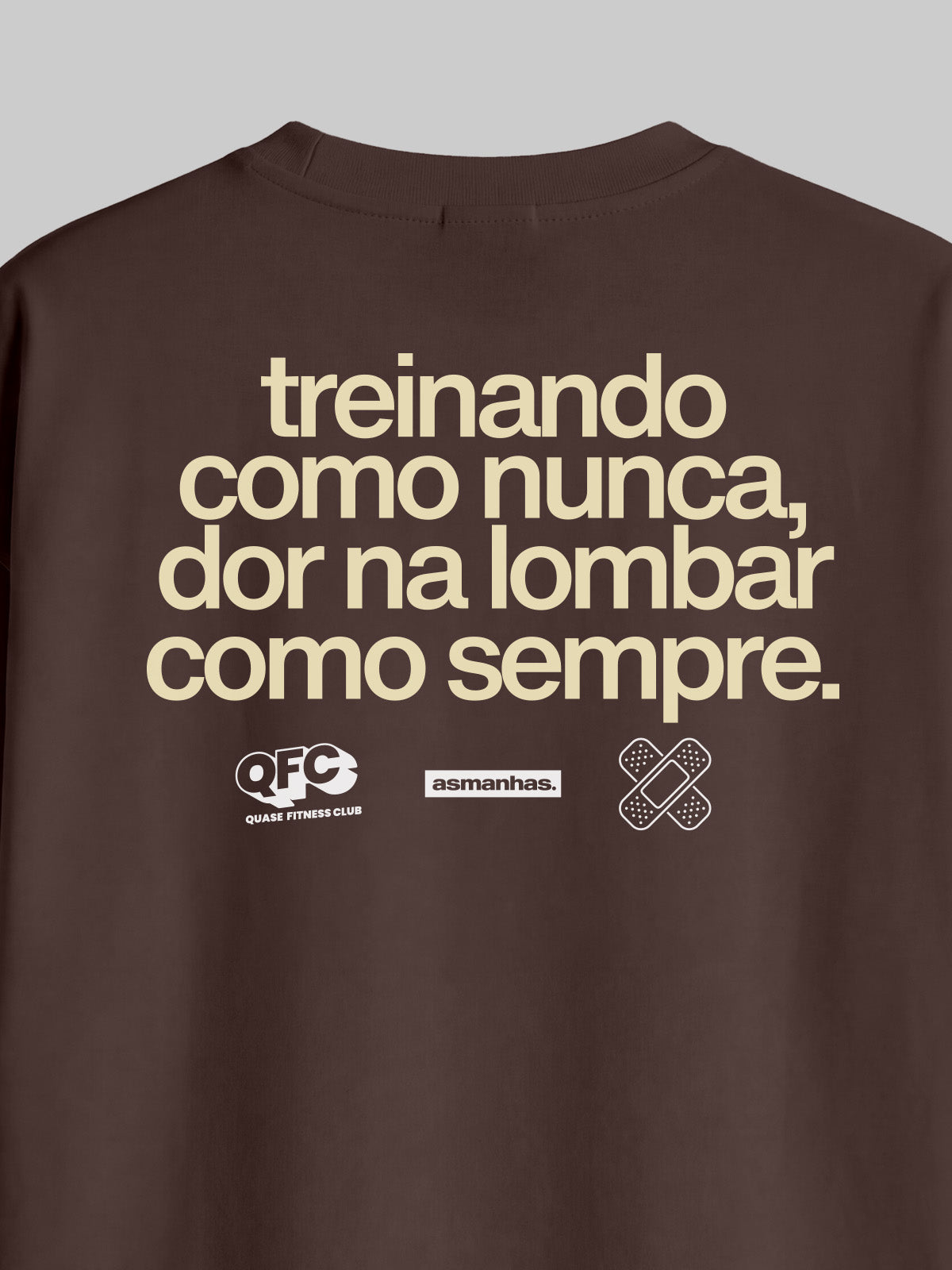 Camiseta Oversized Treinando Como Nunca Asmanhas
