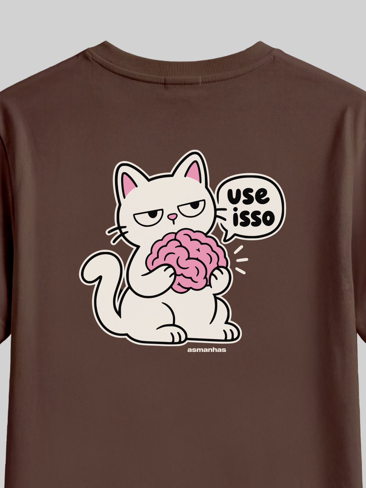 Camiseta Feminina Use O Cérebro Asmanhas