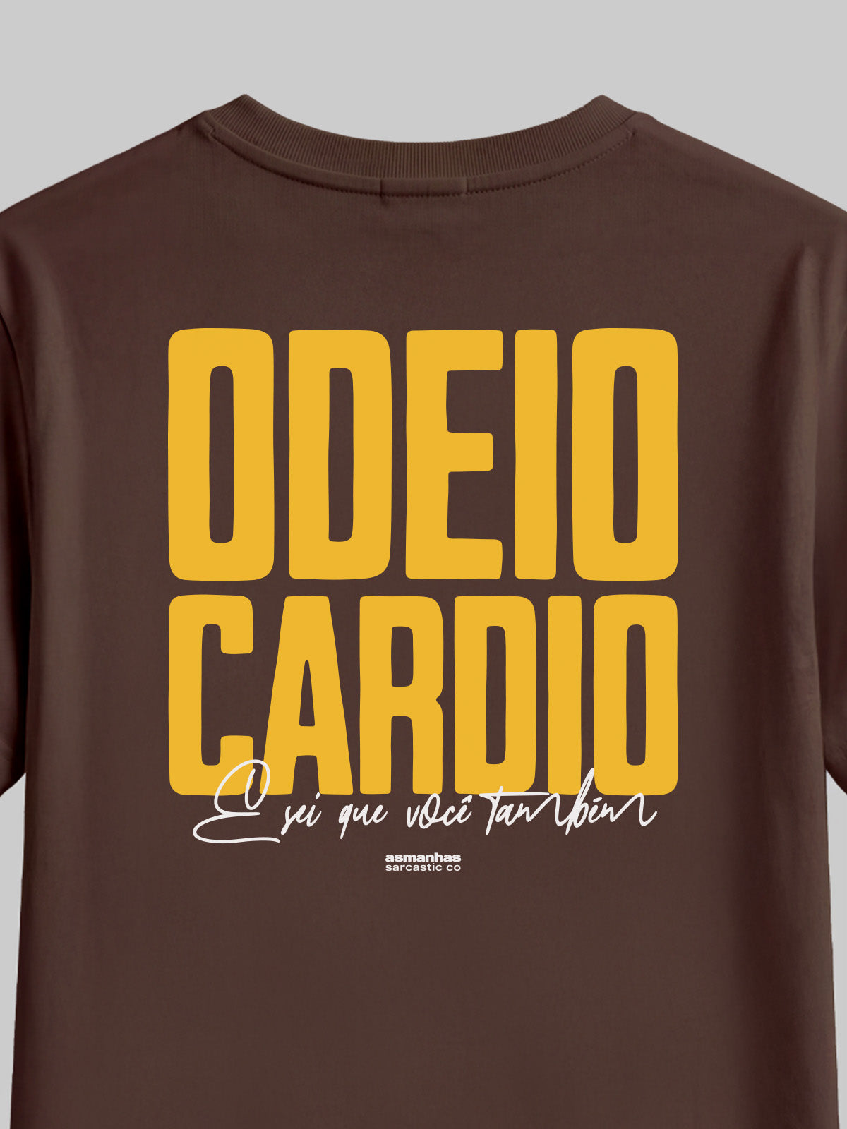 Camiseta Odeio Cardio Asmanhas