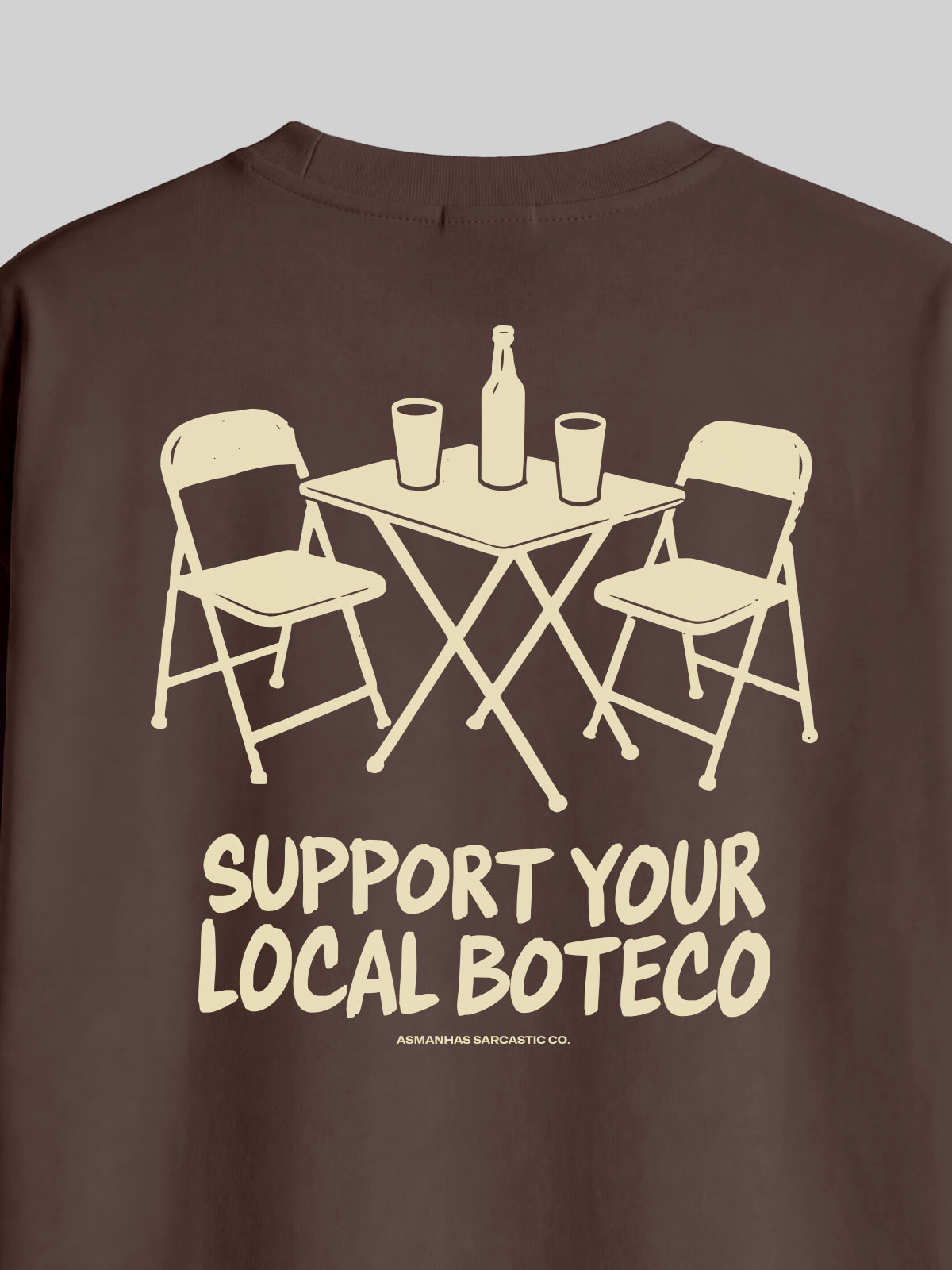 Camiseta Oversized Local Boteco Asmanhas