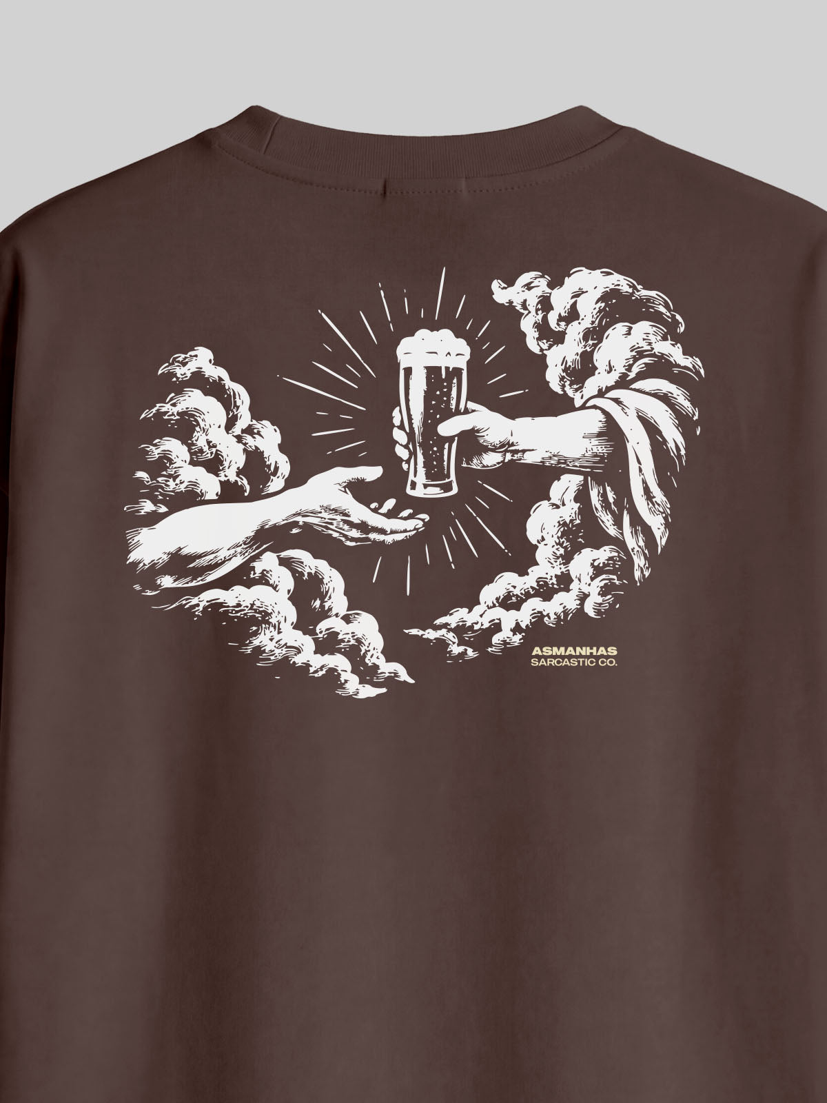 Camiseta Oversized Criação da Cerveja Asmanhas
