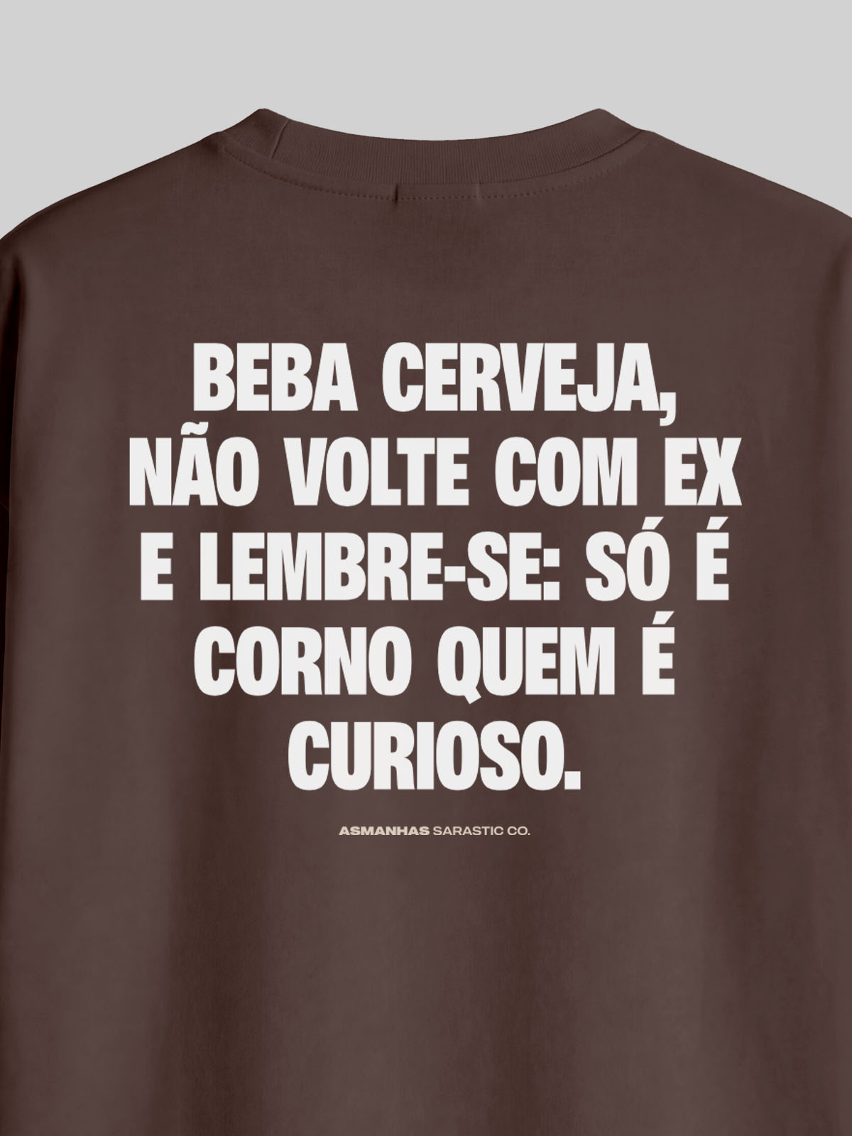 Camiseta Oversized Bebam Cerveja Asmanhas