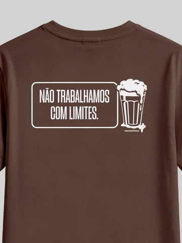 Camiseta Feminina Não Trabalhamos Com Limites Asmanhas