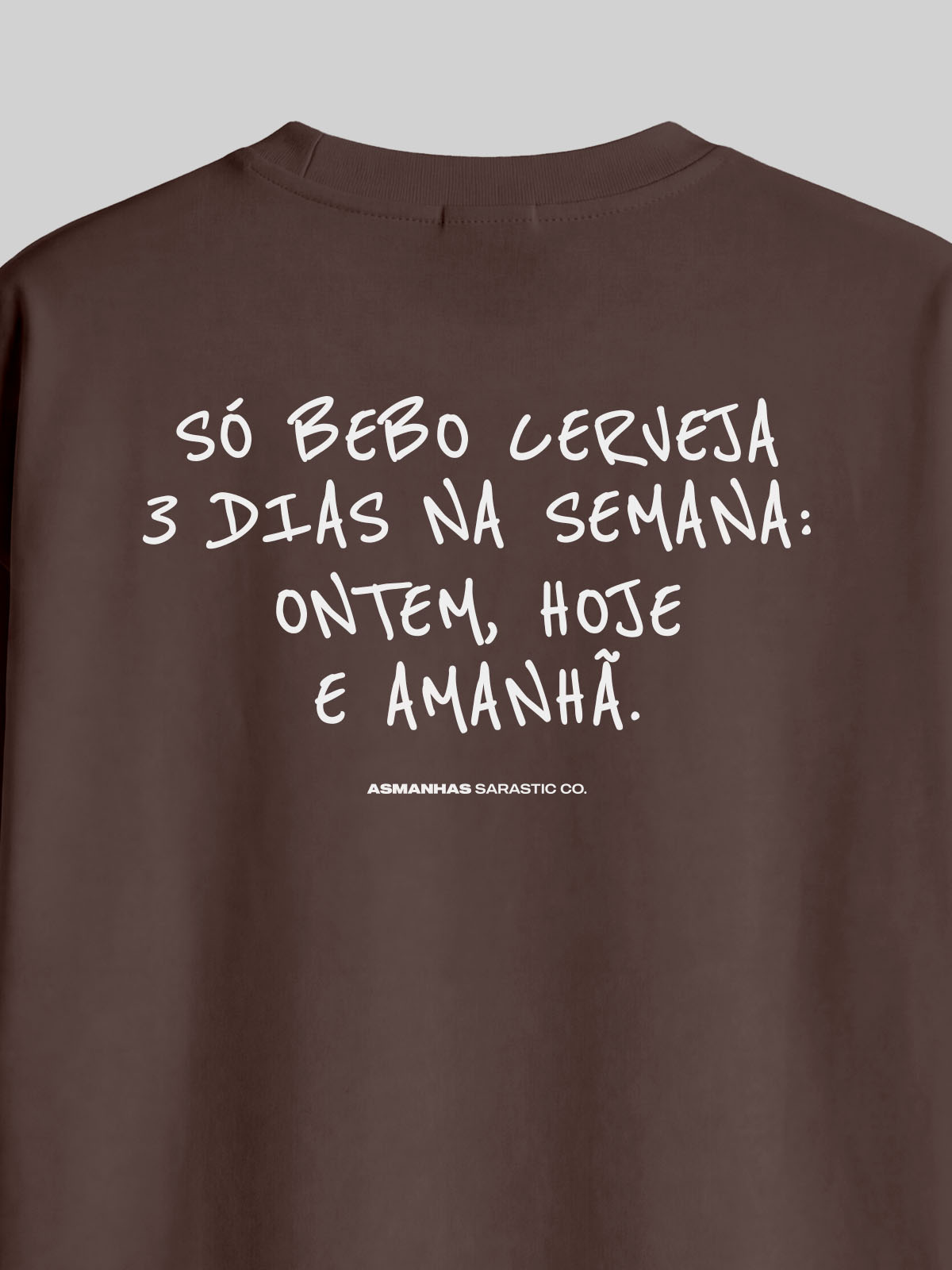 Camiseta Oversized 3 Dias na Semana Asmanhas