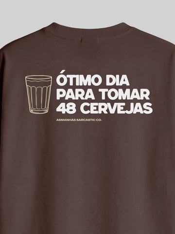 Camiseta Oversized 48 Cervejas Asmanhas
