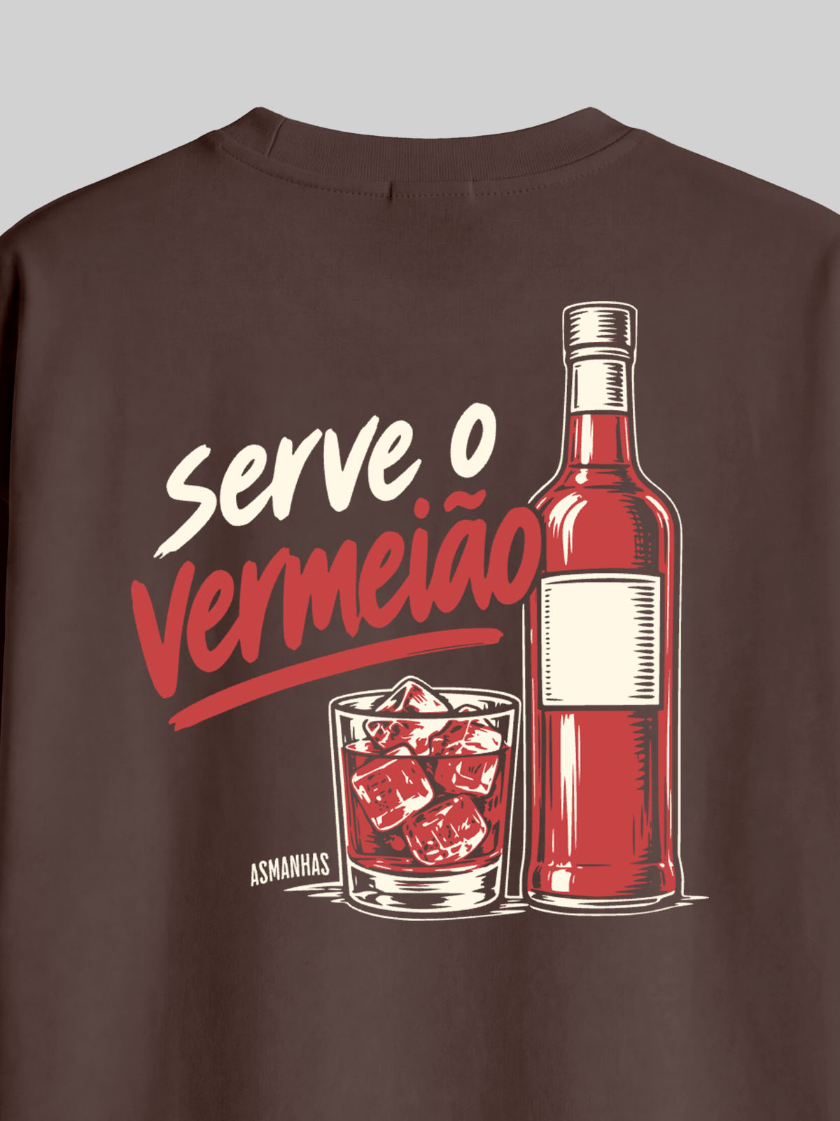 Camiseta Oversized Serve o Vermeião Asmanhas