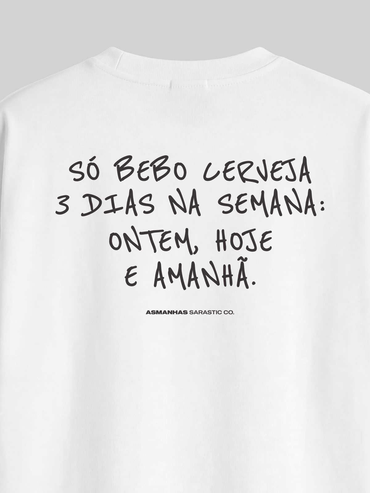 Camiseta Oversized 3 Dias na Semana Asmanhas