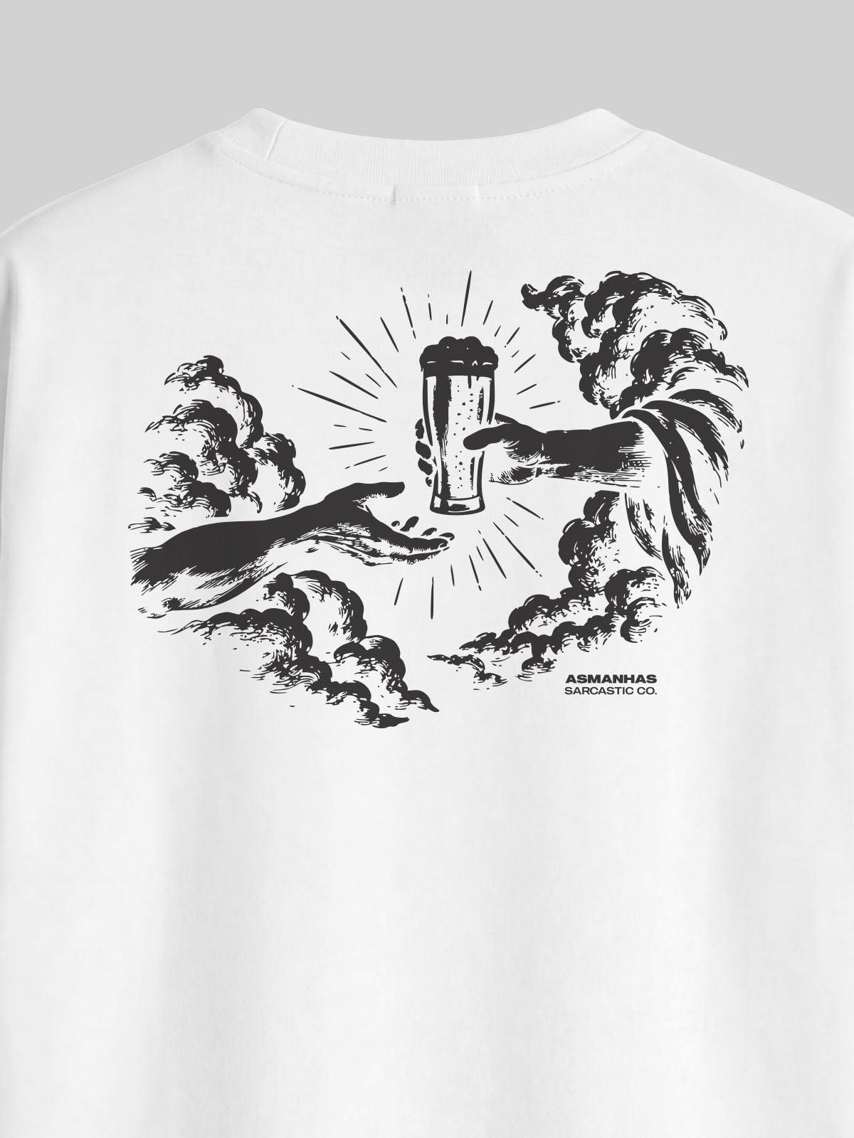 Camiseta Oversized Criação da Cerveja Asmanhas