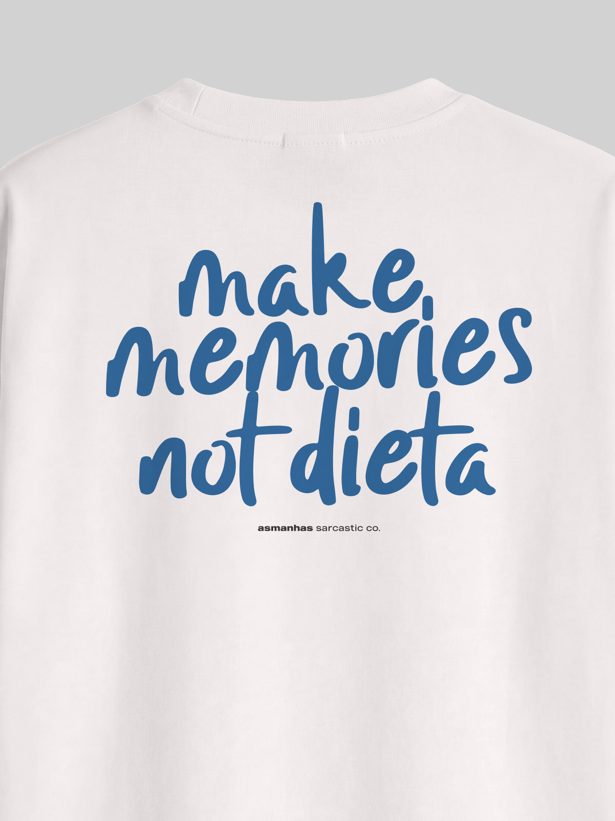 Camiseta Oversized Make Memories Asmanhas