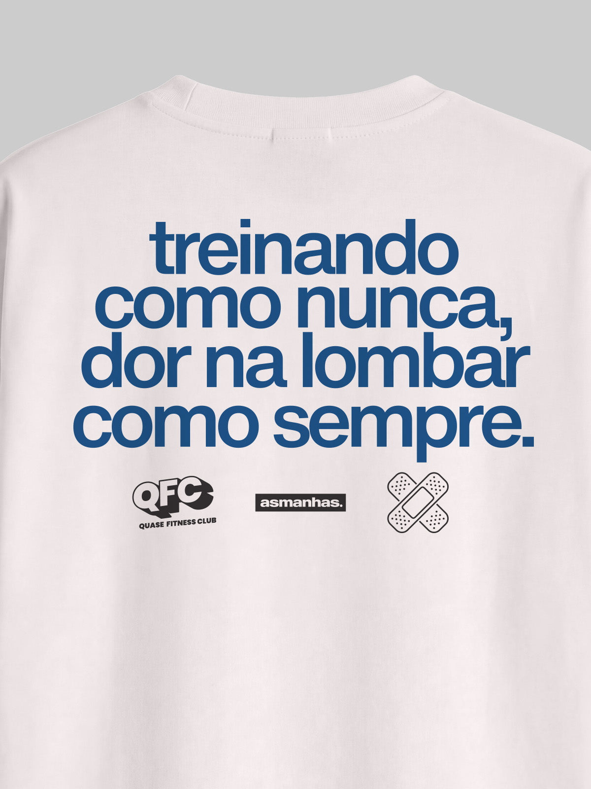 Camiseta Oversized Treinando Como Nunca Asmanhas