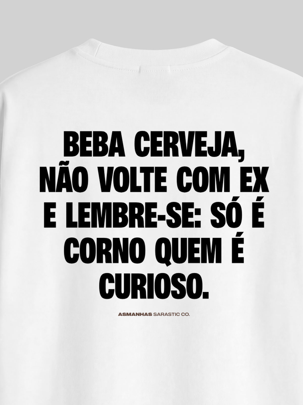 Camiseta Oversized Bebam Cerveja Asmanhas