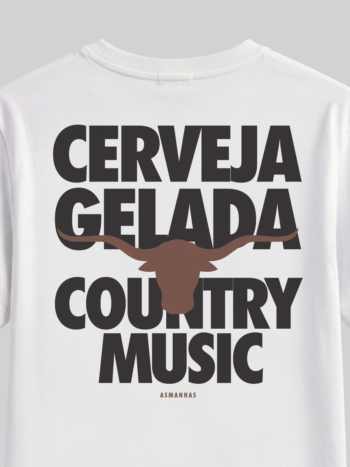Camiseta Cerveja Gelada Country Music Asmanhas