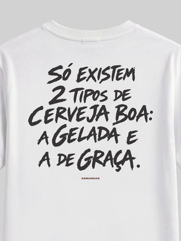 Camiseta Feminina 2 Tipos de Cerveja Asmanhas