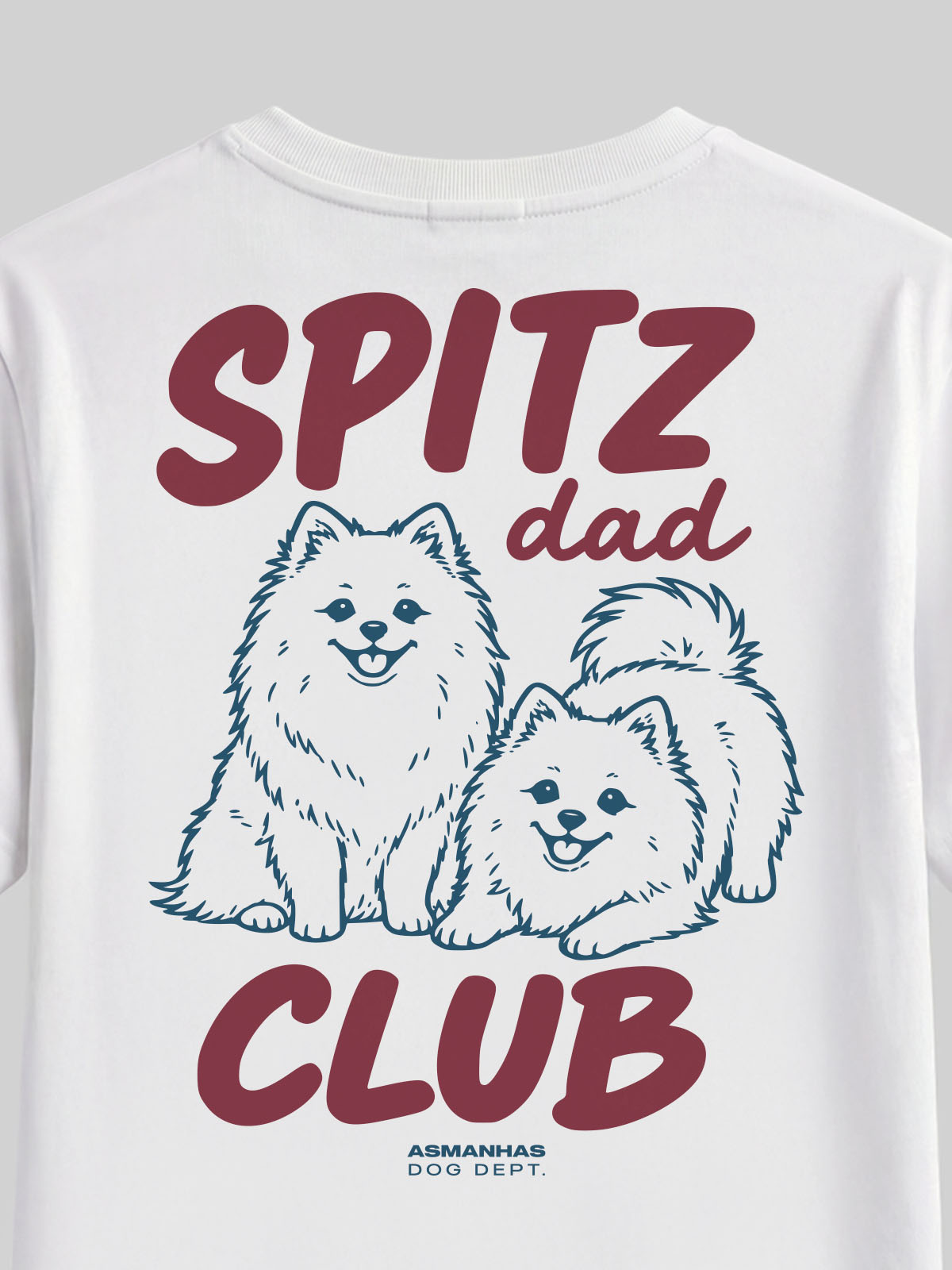 Camiseta Clube Pai de Spitz Asmanhas