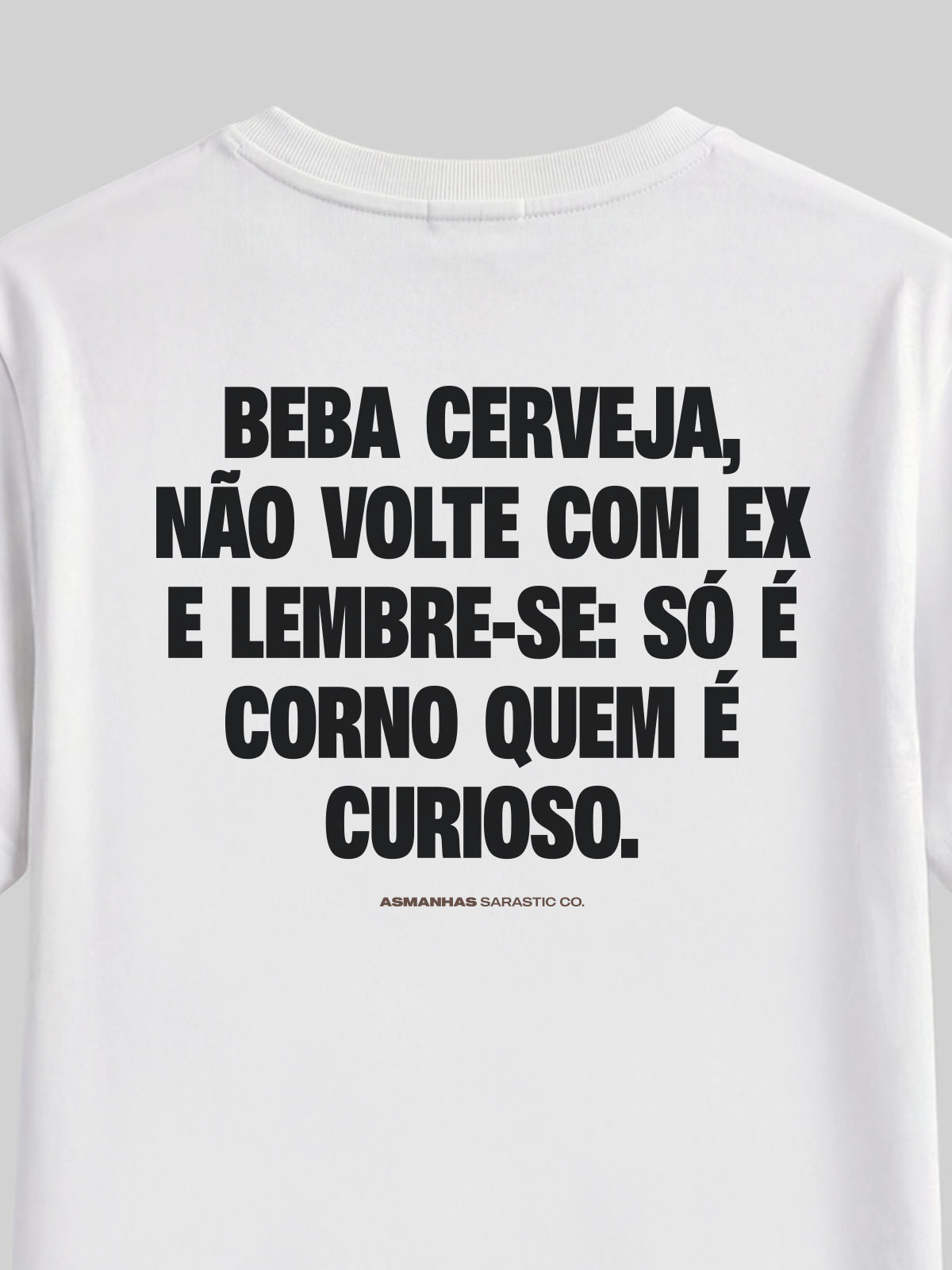 Camiseta Feminina Beba Cerveja Asmanhas
