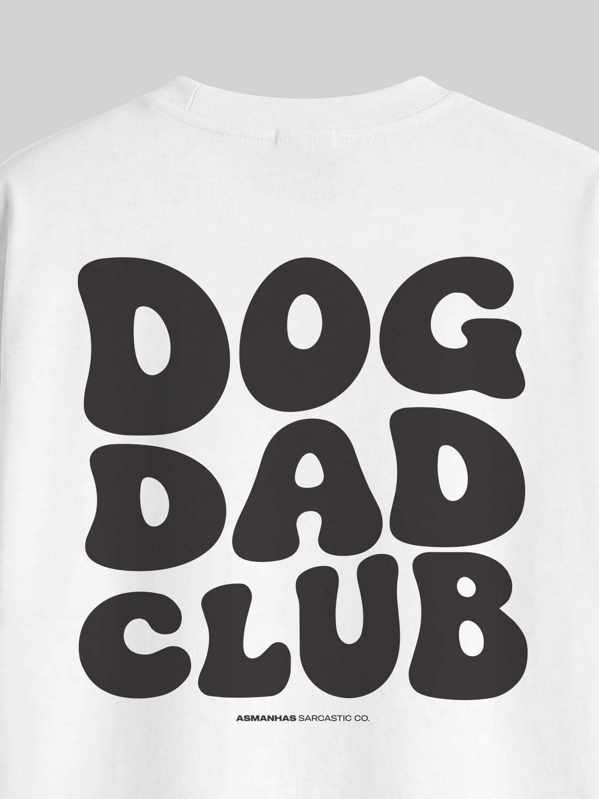 Camiseta Oversized Dog Dad Club Asmanhas
