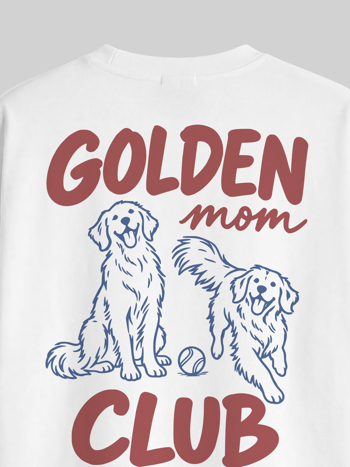 Camiseta Oversized Clube Mãe de Golden Asmanhas
