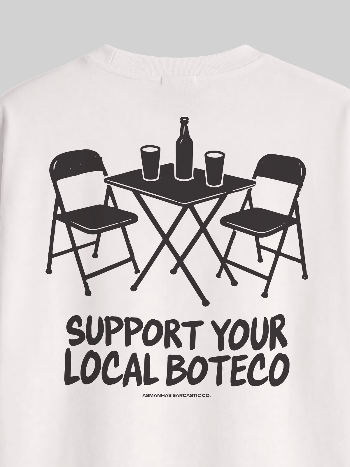 Camiseta Oversized Local Boteco Asmanhas