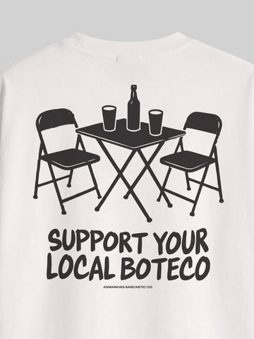 Camiseta Oversized Local Boteco Asmanhas