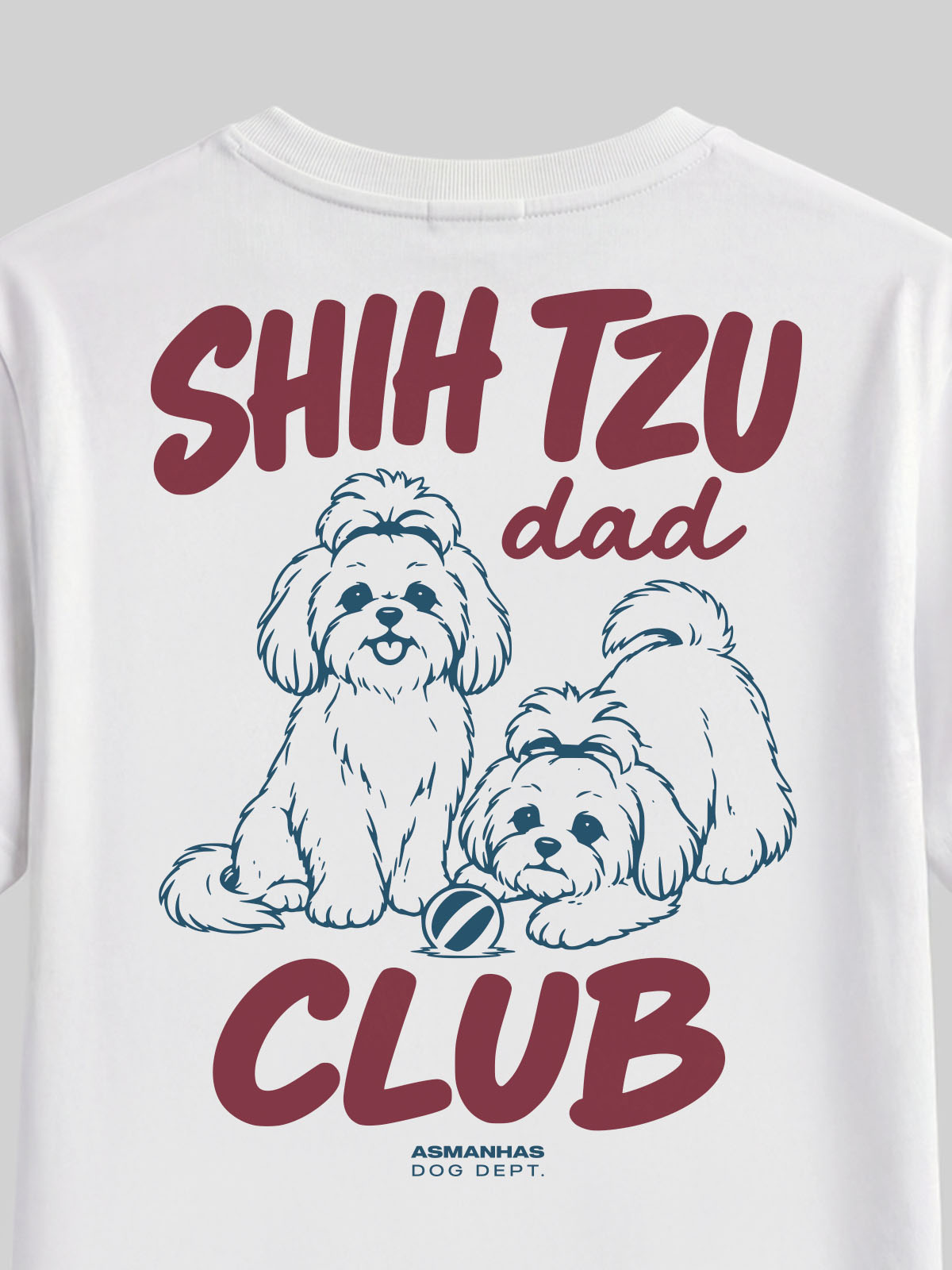 Camiseta Clube Pai de Shih Tzu Asmanhas
