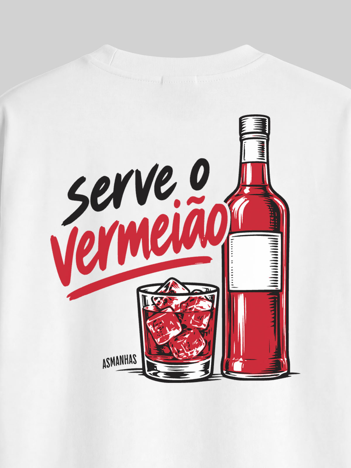 Camiseta Oversized Serve o Vermeião Asmanhas