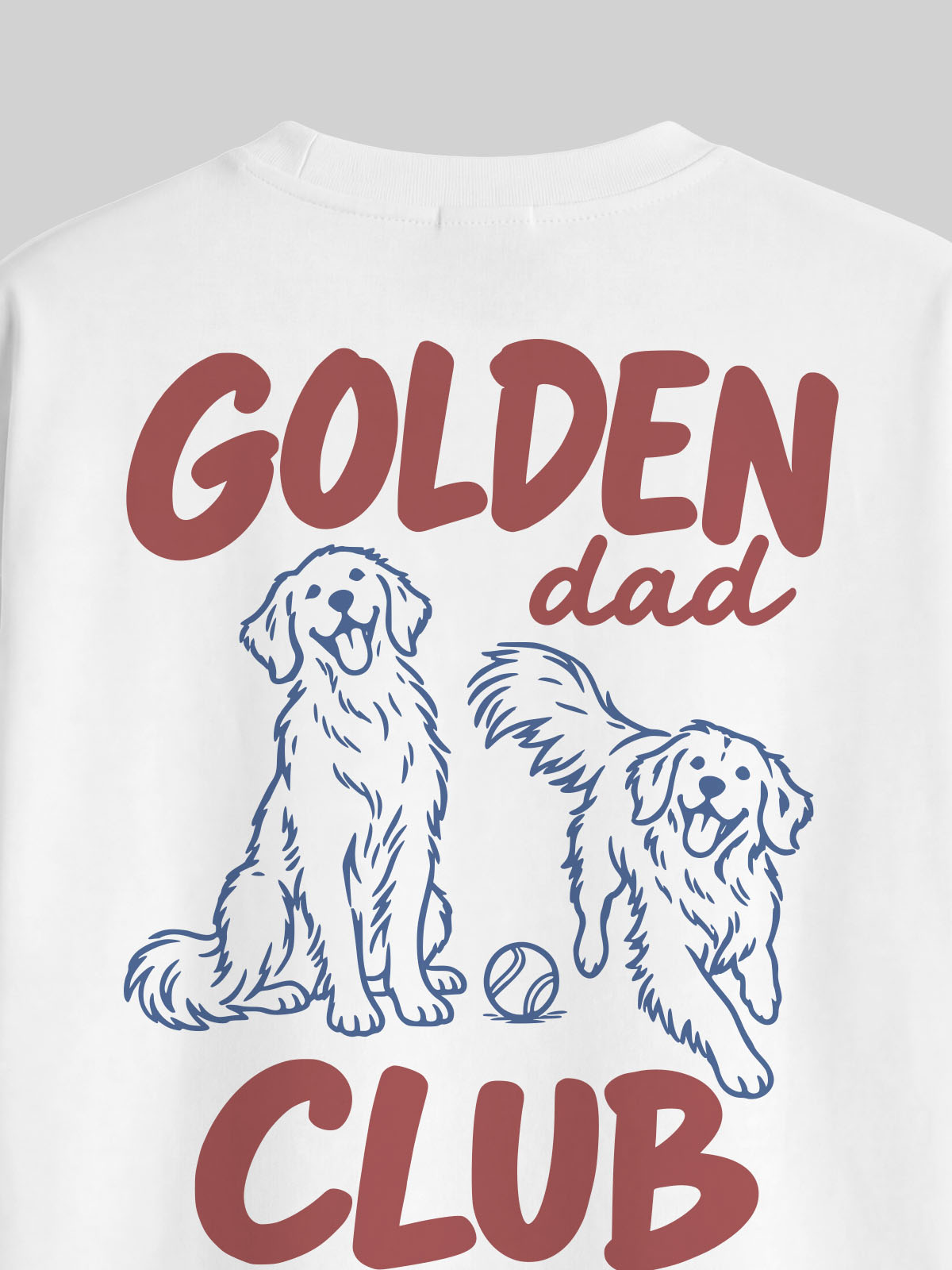 Camiseta Oversized Clube Pai de Golden Asmanhas