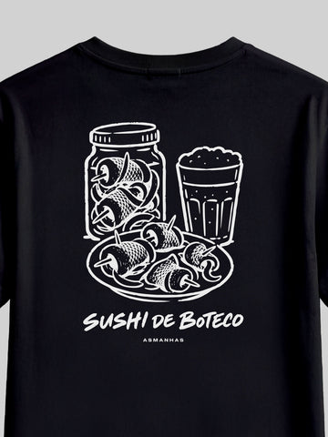 Camiseta Feminina Sushi de Bar Asmanhas