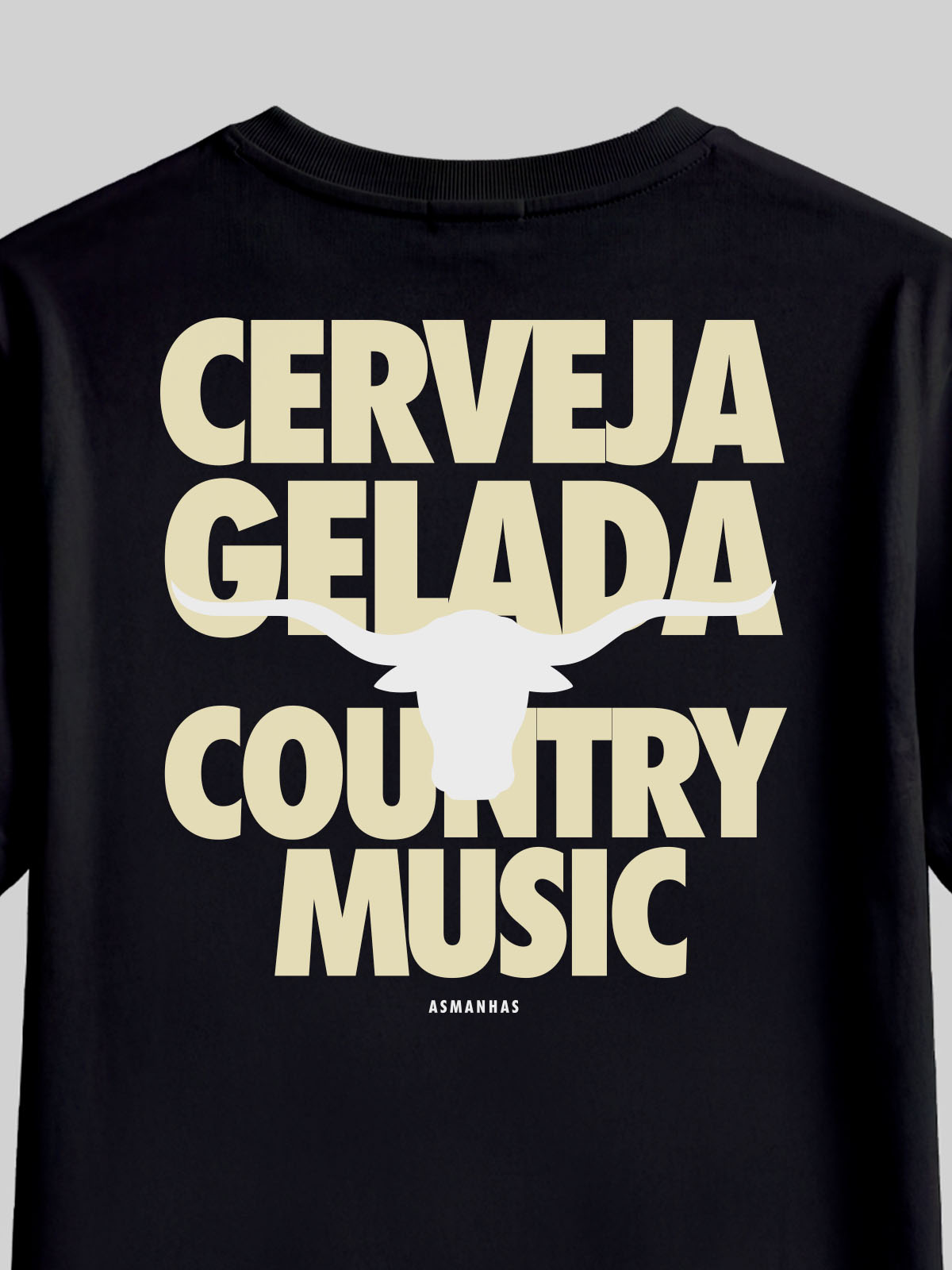 Camiseta Cerveja Gelada Country Music Asmanhas
