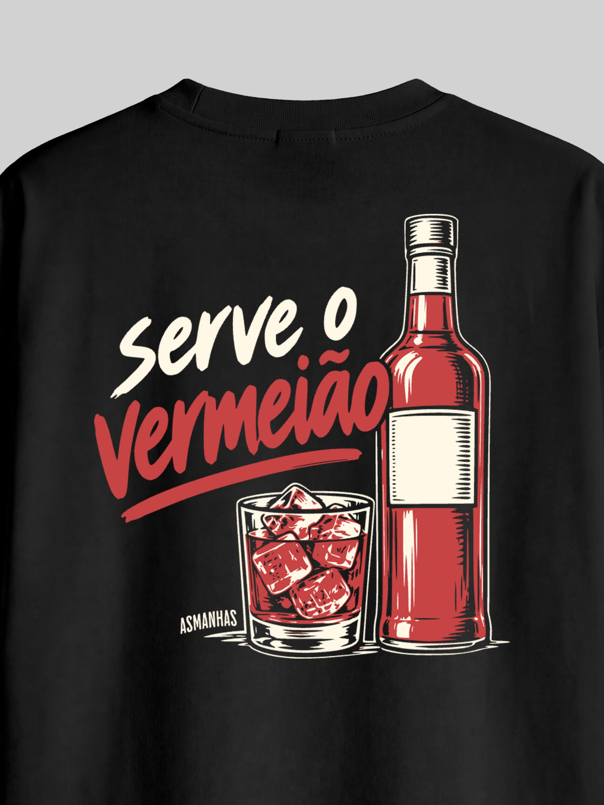Camiseta Oversized Serve o Vermeião Asmanhas