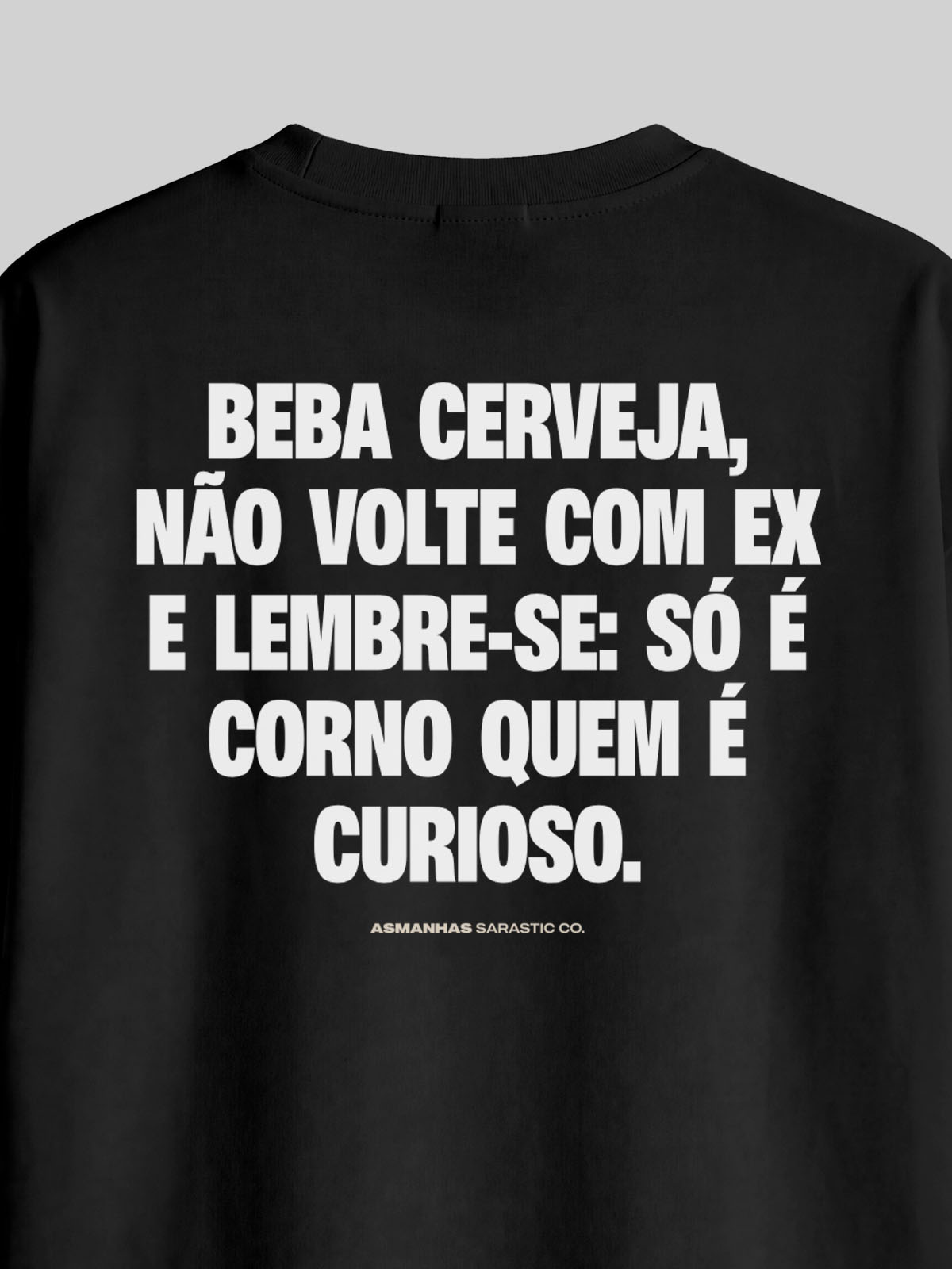 Camiseta Oversized Bebam Cerveja Asmanhas
