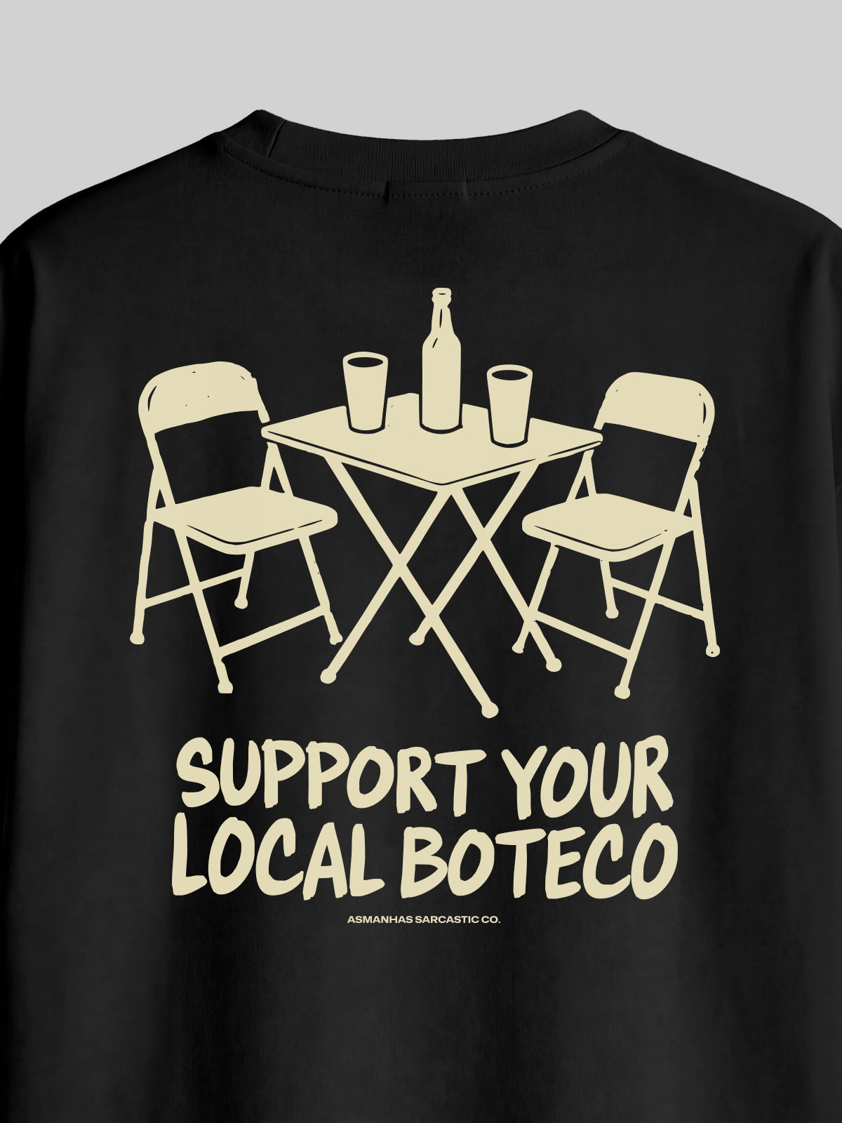 Camiseta Oversized Local Boteco Asmanhas