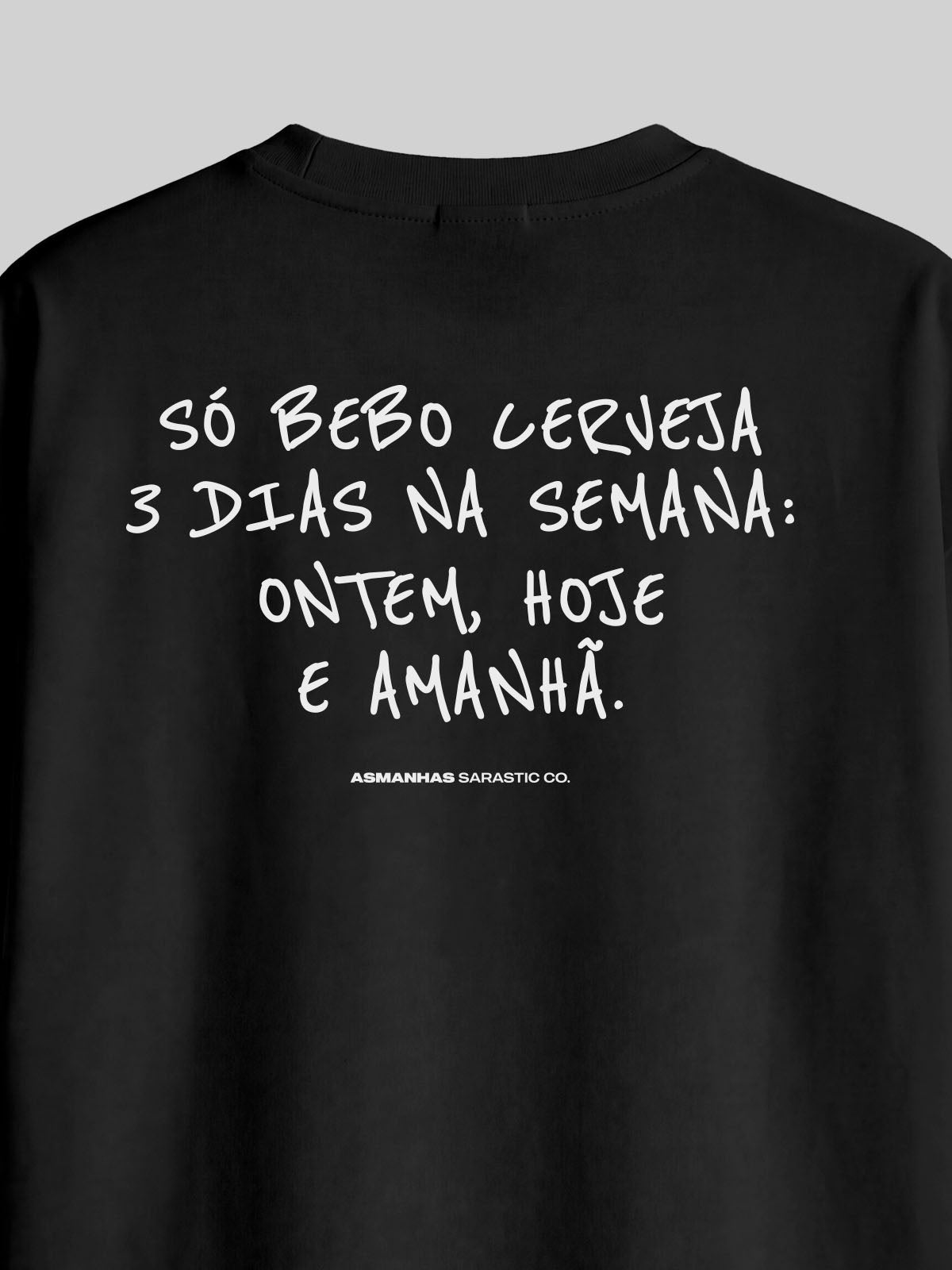 Camiseta Oversized 3 Dias na Semana Asmanhas