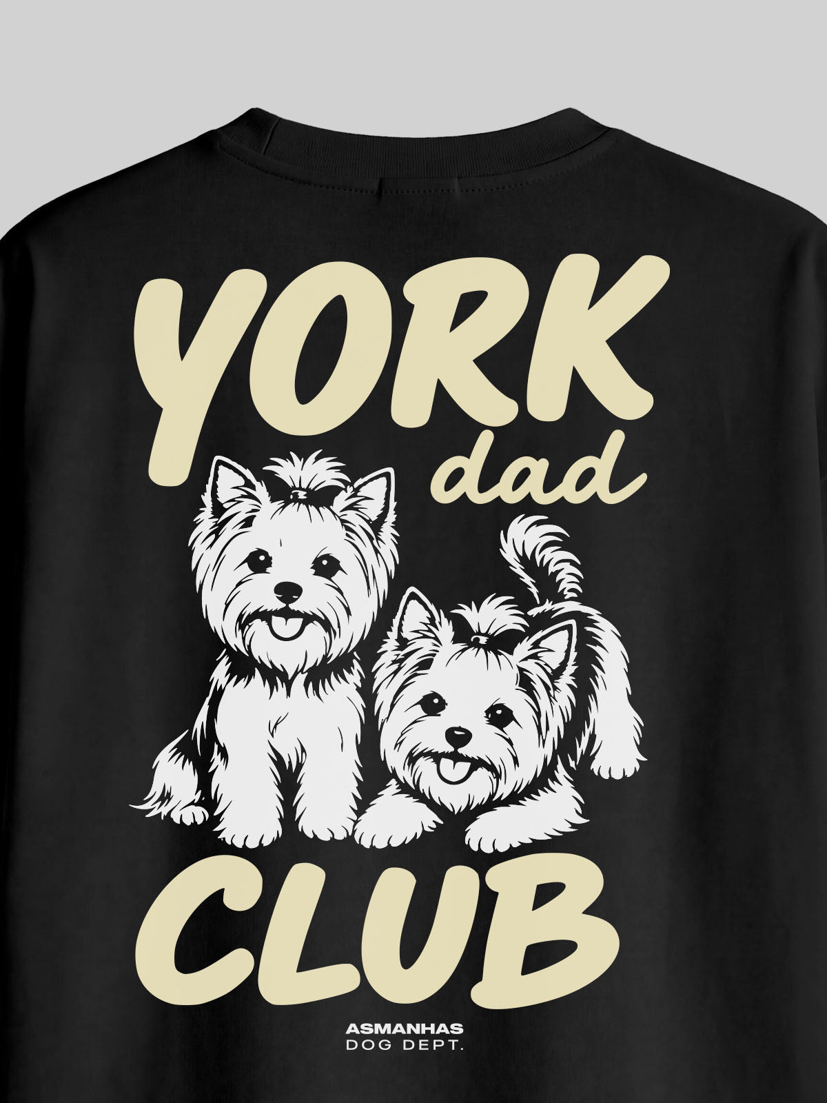 Camiseta Oversized Clube Pai de Yorkshire Asmanhas