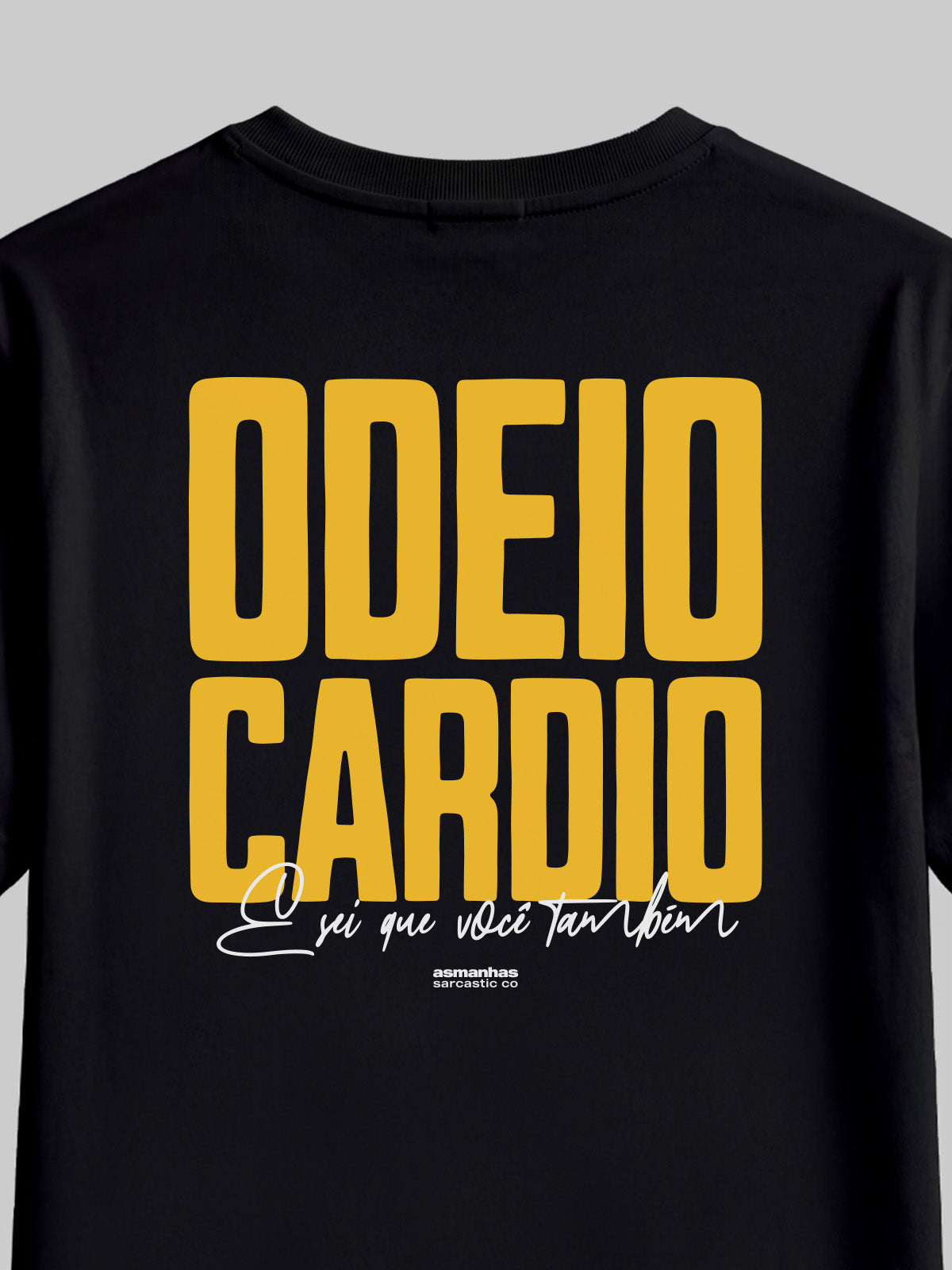 Camiseta Odeio Cardio Asmanhas