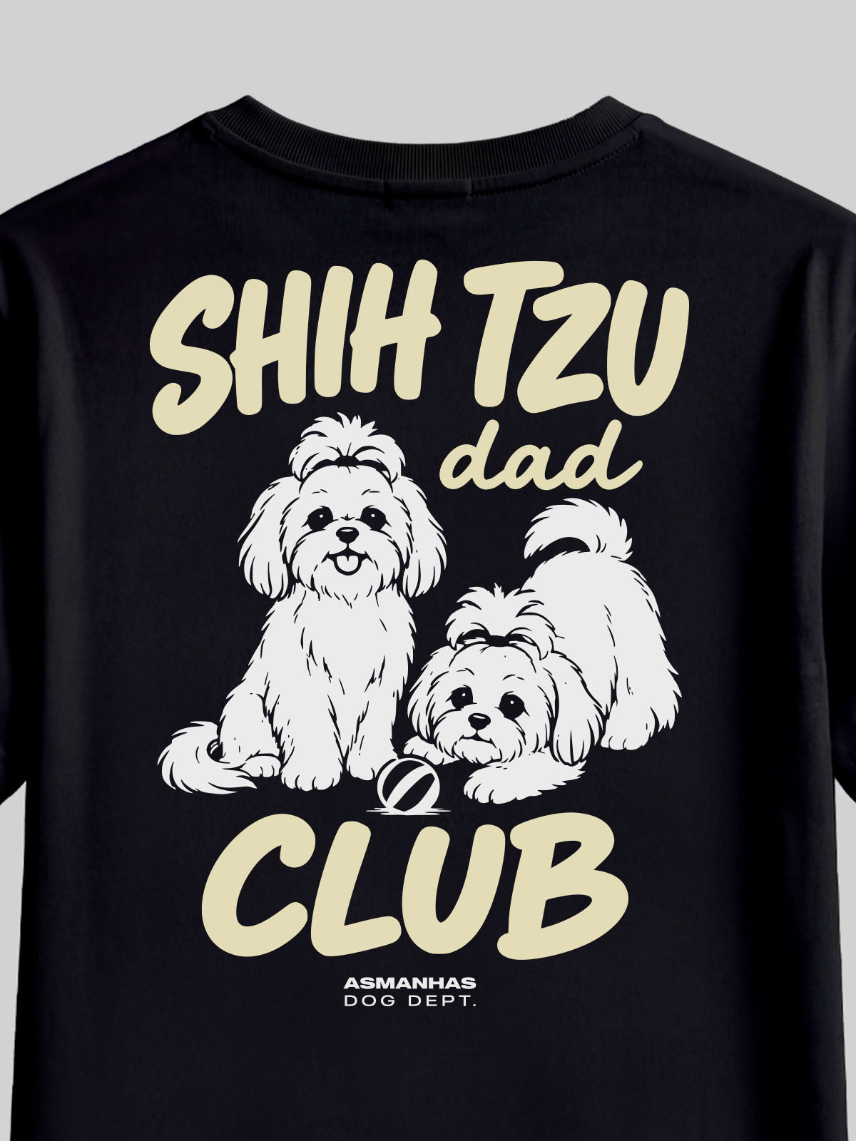 Camiseta Clube Pai de Shih Tzu Asmanhas