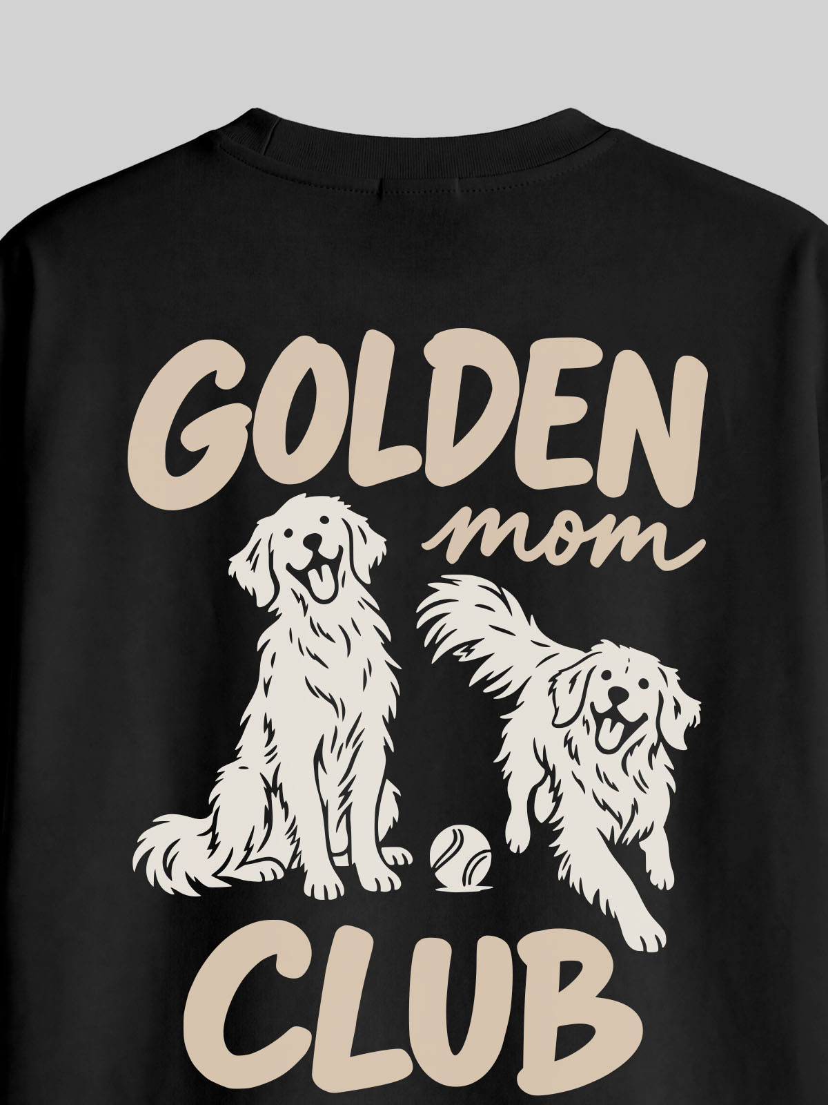 Camiseta Oversized Clube Mãe de Golden Asmanhas