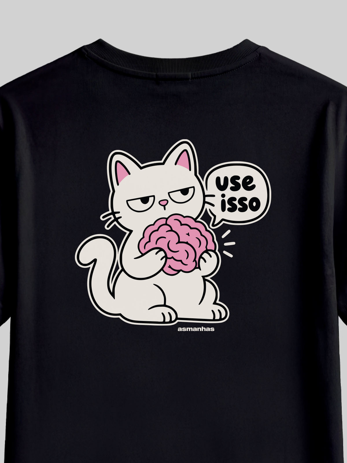 Camiseta Feminina Use O Cérebro Asmanhas
