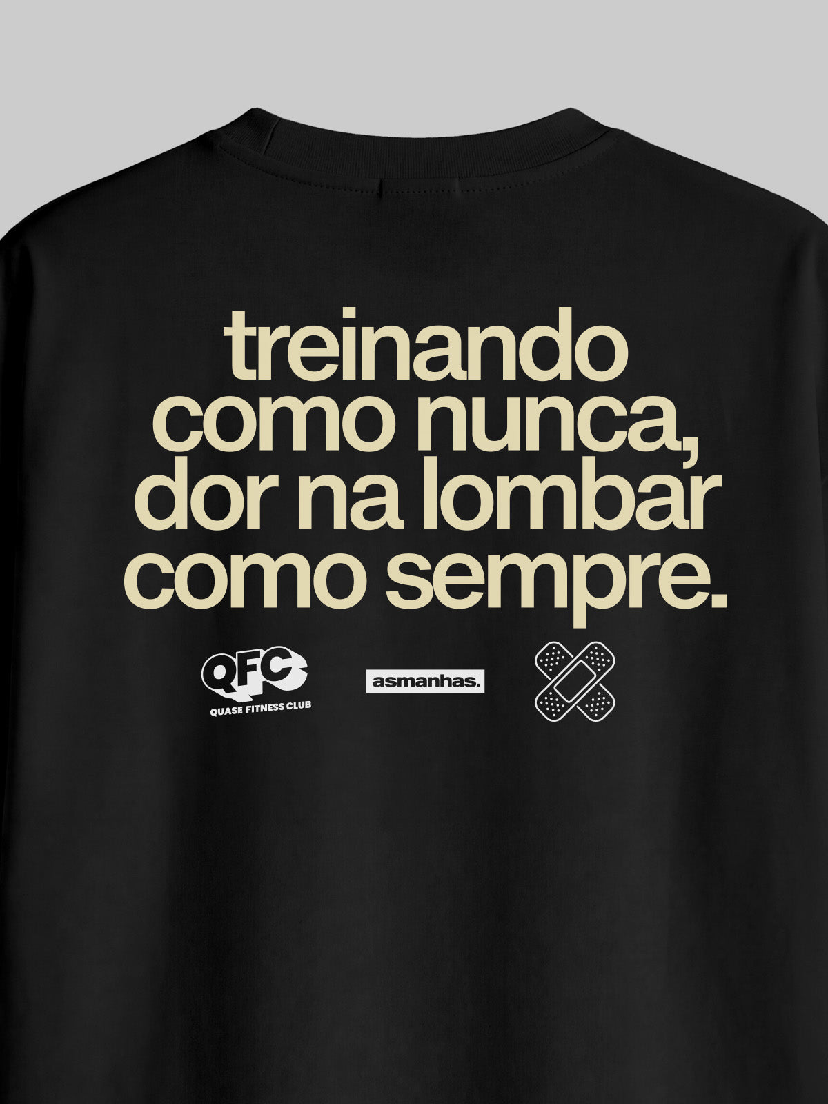 Camiseta Oversized Treinando Como Nunca Asmanhas