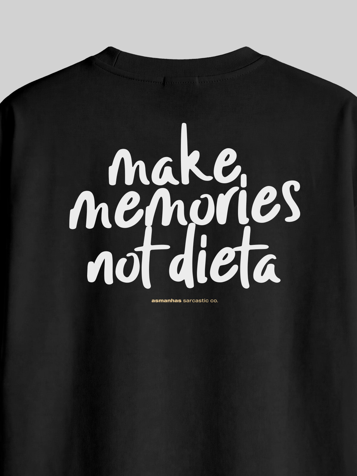 Camiseta Oversized Make Memories Asmanhas