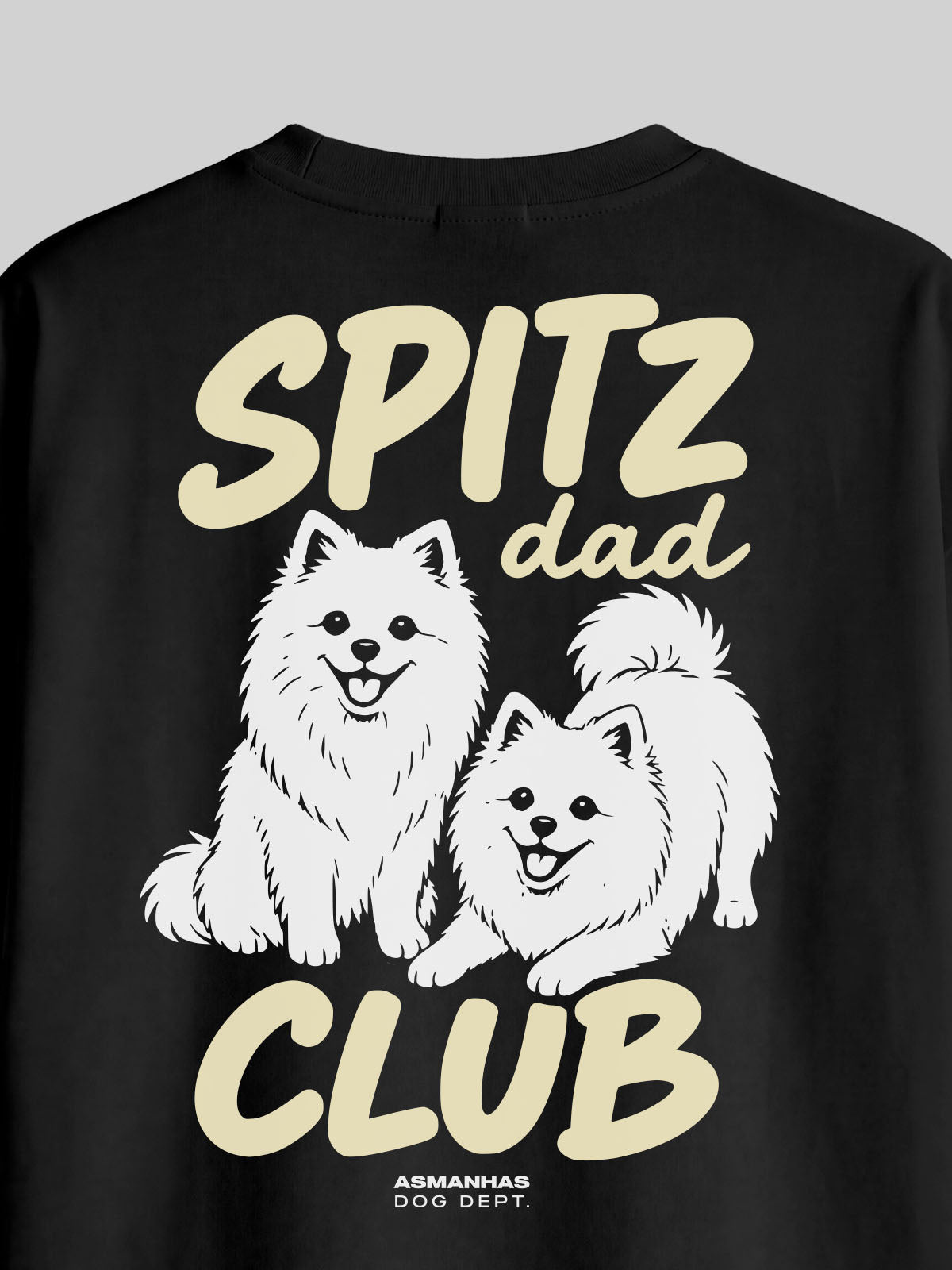 Camiseta Oversized Clube Pai de Spitz Asmanhas