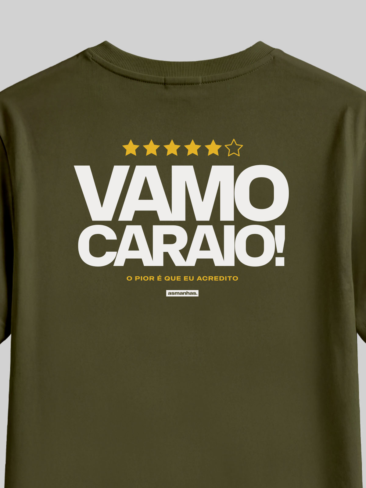 Camiseta Copa Vamo Caraio Costas Asmanhas